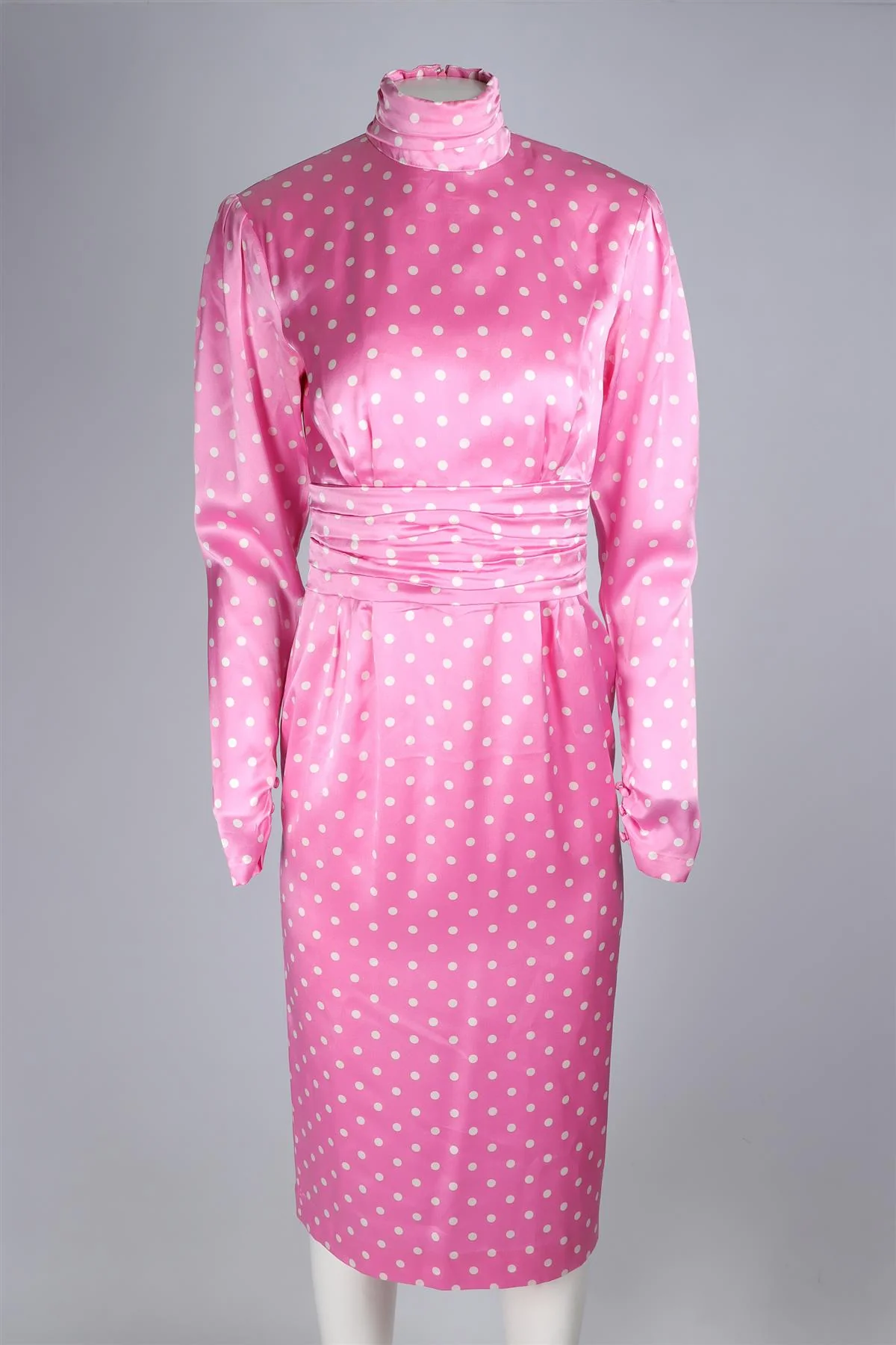 ALESSANDRA RICH PINK SILK MAXI DRESS IT 40 UK 8 - Image 2