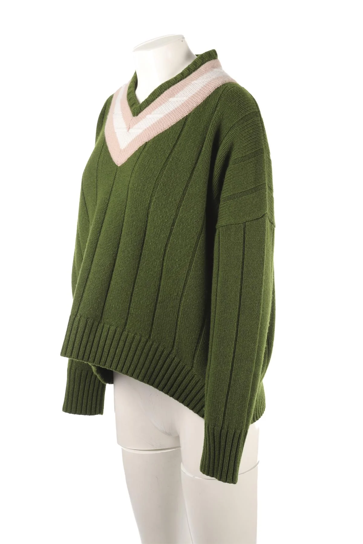 ALEX EAGLE GREEN CASHMERE SWEATER ONESIZE - Image 3