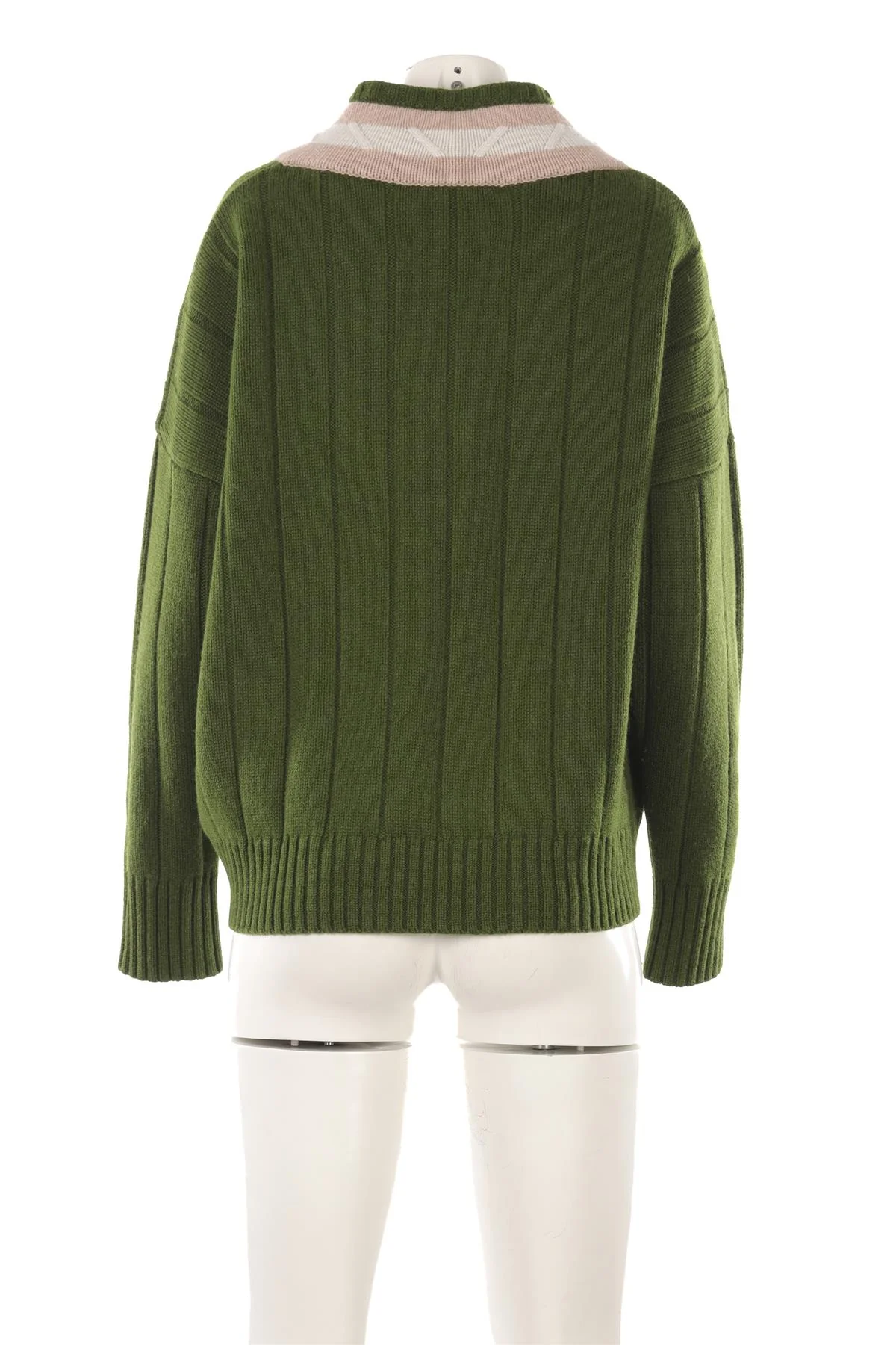 ALEX EAGLE GREEN CASHMERE SWEATER ONESIZE - Image 4