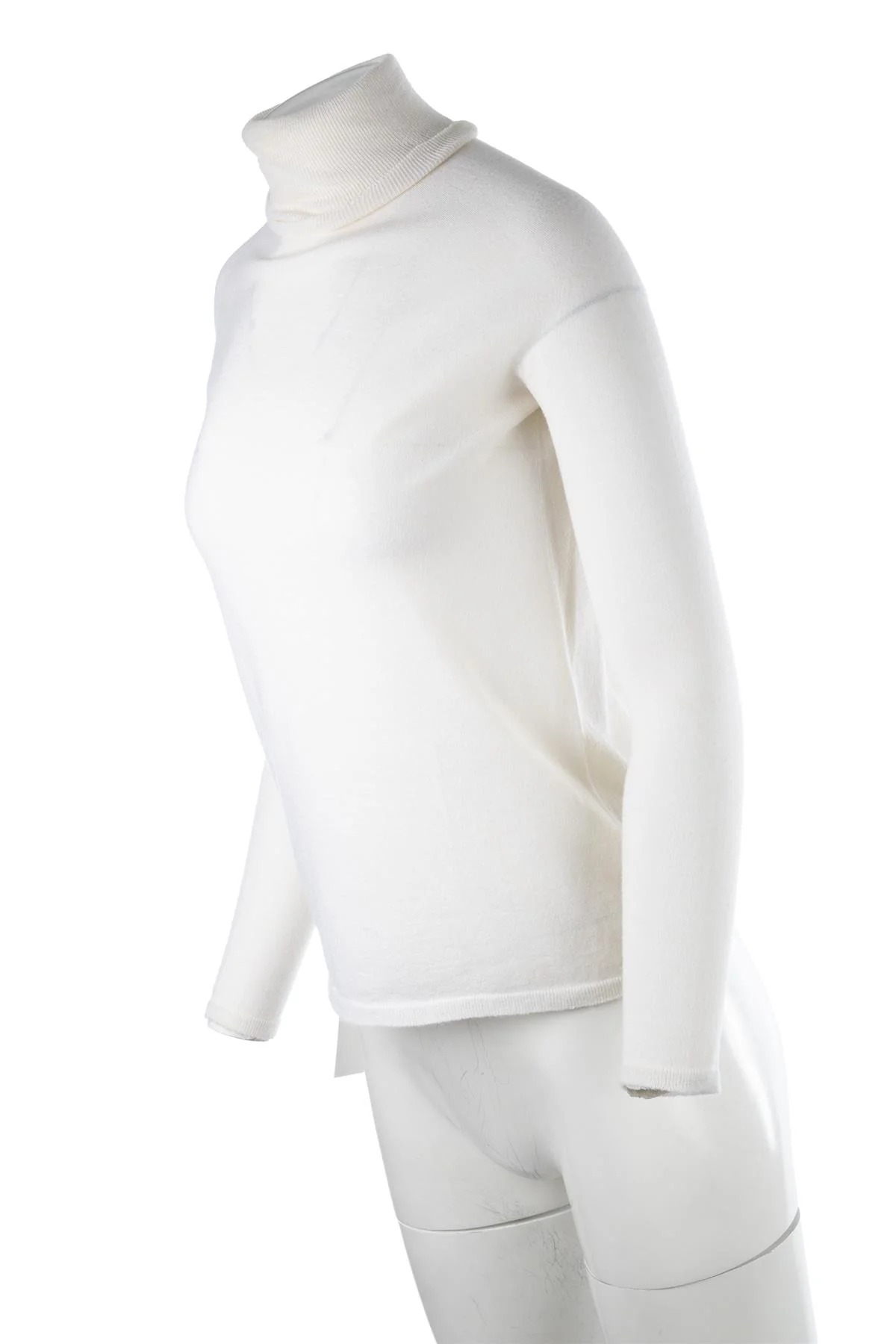 ALEX EAGLE IVORY CASHMERE TOP SMALL - Image 3