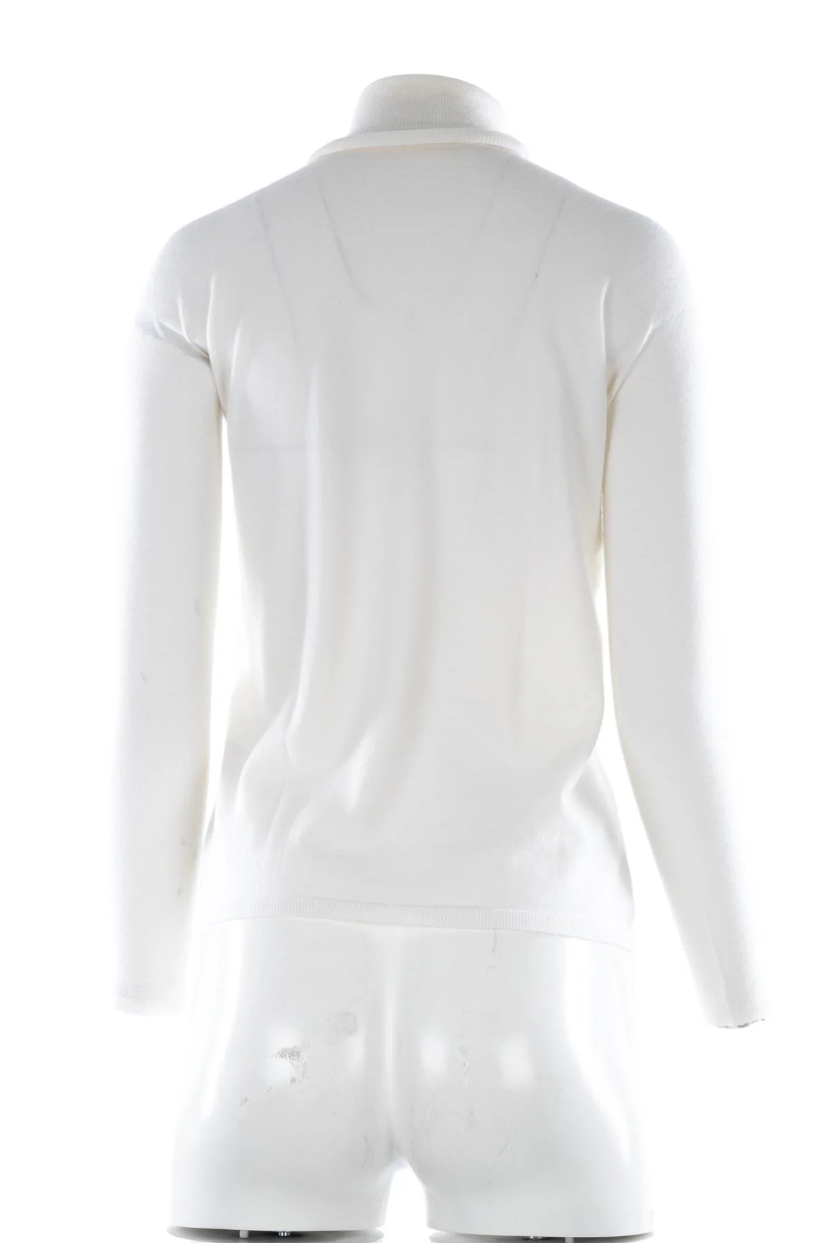 ALEX EAGLE IVORY CASHMERE TOP SMALL - Image 4