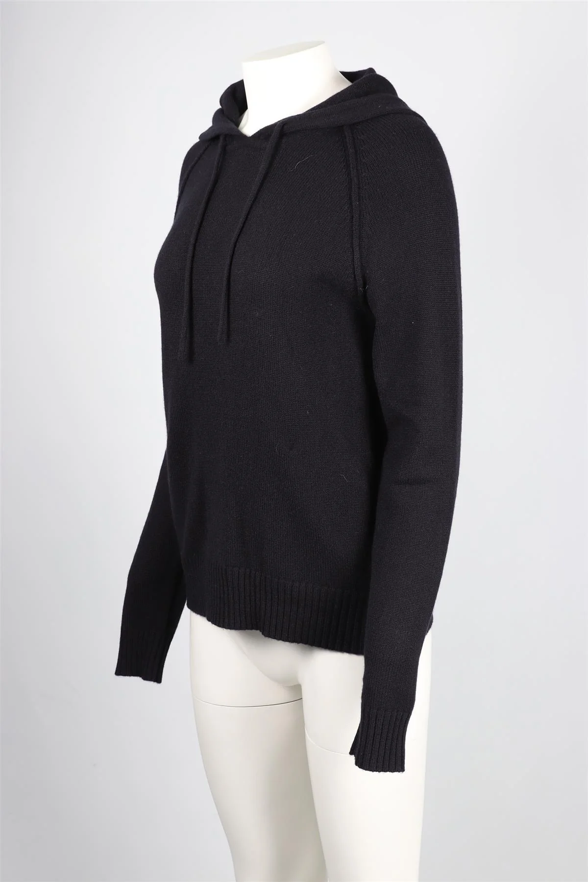 ALEX EAGLE SPORTING CLUB NAVY CASHMERE HOODIE SMALL - Image 3