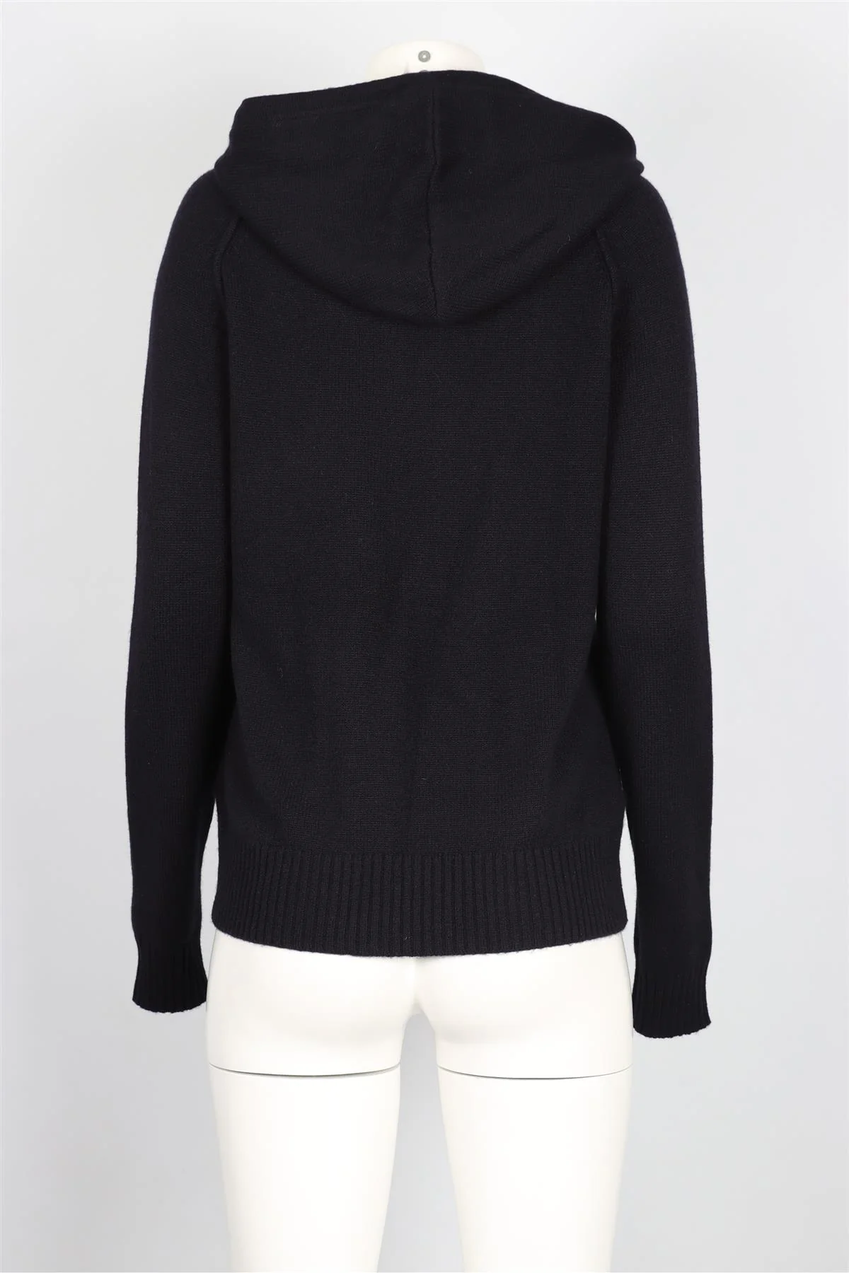 ALEX EAGLE SPORTING CLUB NAVY CASHMERE HOODIE SMALL - Image 4