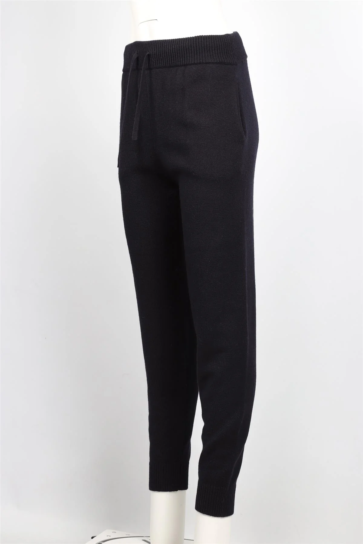 ALEX EAGLE SPORTING CLUB NAVY CASHMERE TRACK PANTS SMALL - Image 3