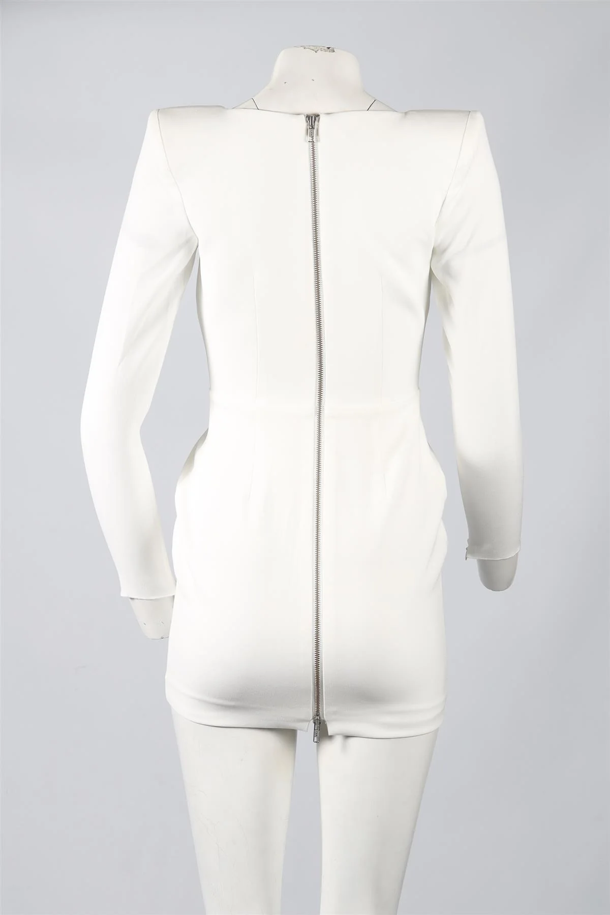 ALEX PERRY CREPE MINI DRESS UK 8 - Image 4