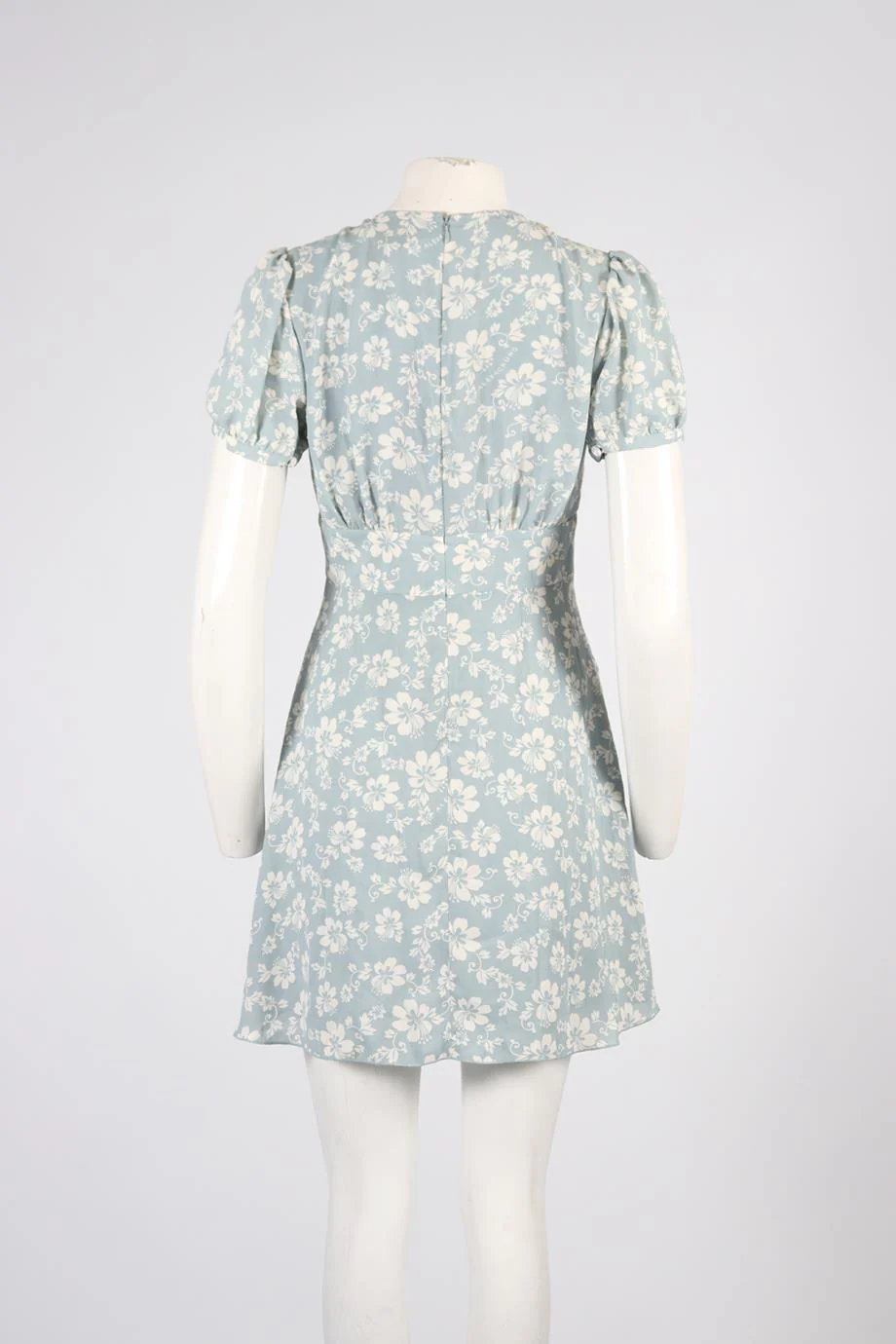 ALEXA CHUNG FLORAL PRINT CREPE MINI DRESS UK 12 - Image 4