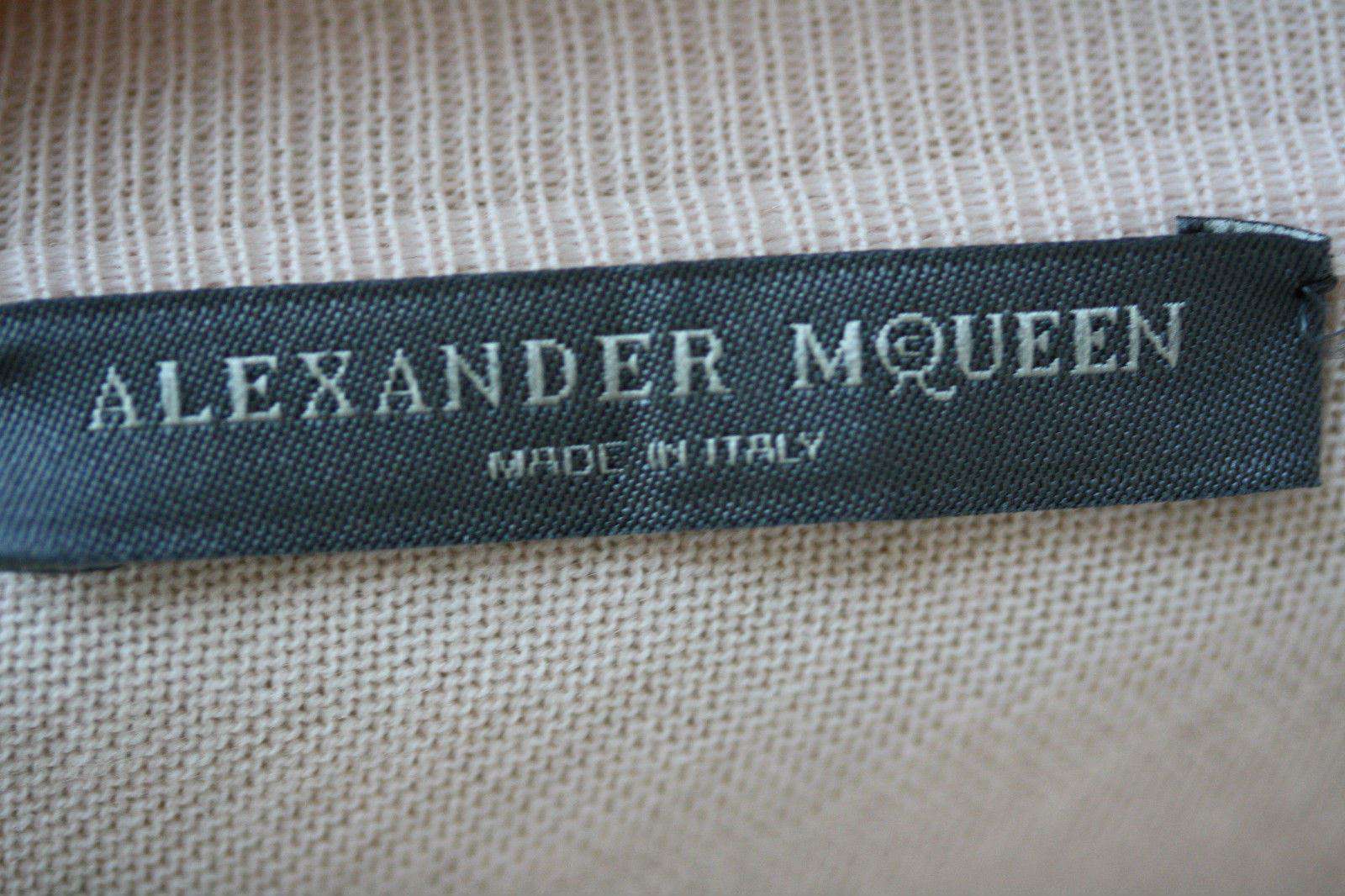 ALEXANDER MCQUEEN ASYMMETRIC WOOL SWEATER DRESS SMALL - Image 5