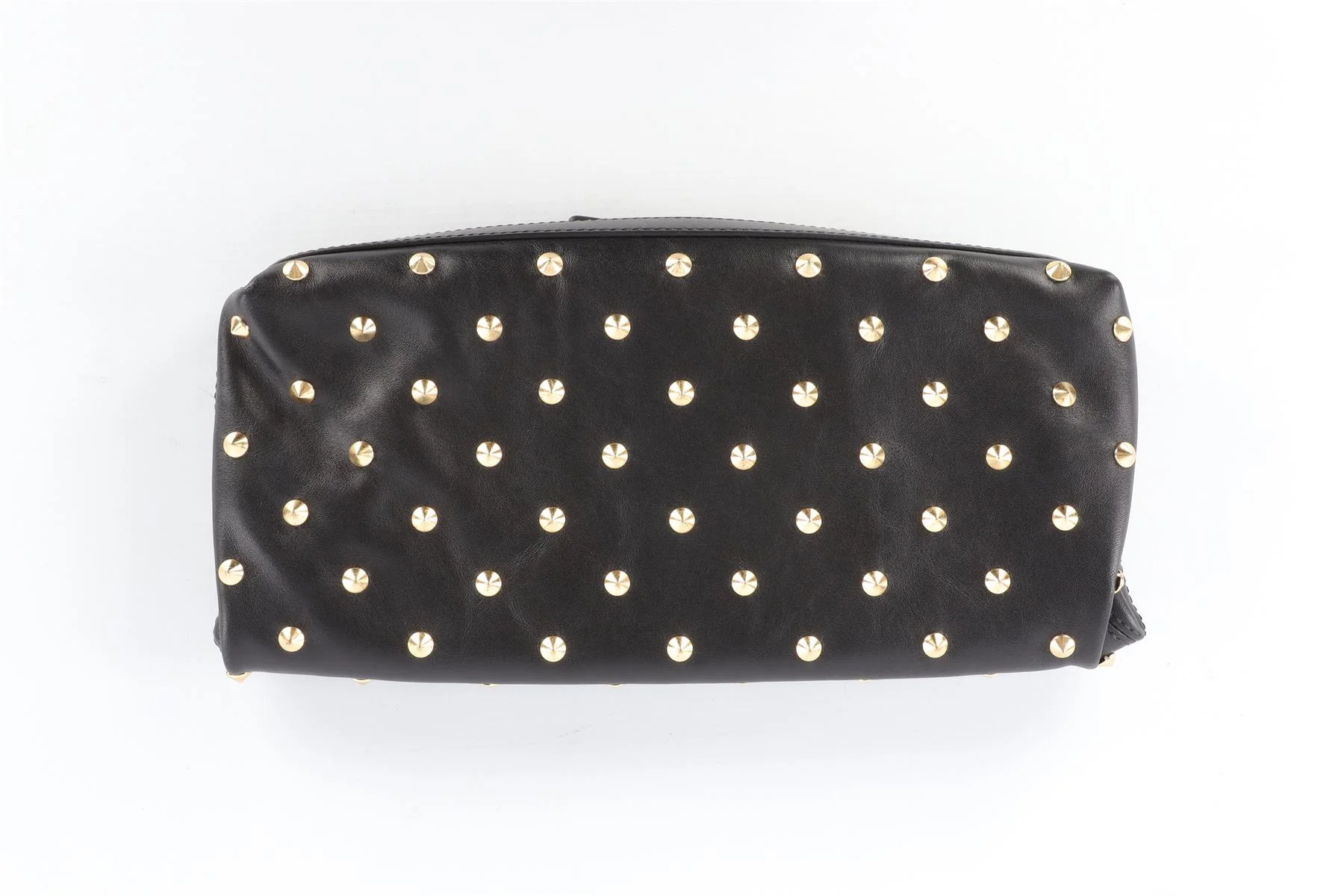 ALEXANDER MCQUEEN BLACK LEATHER CLUTCH - Image 5