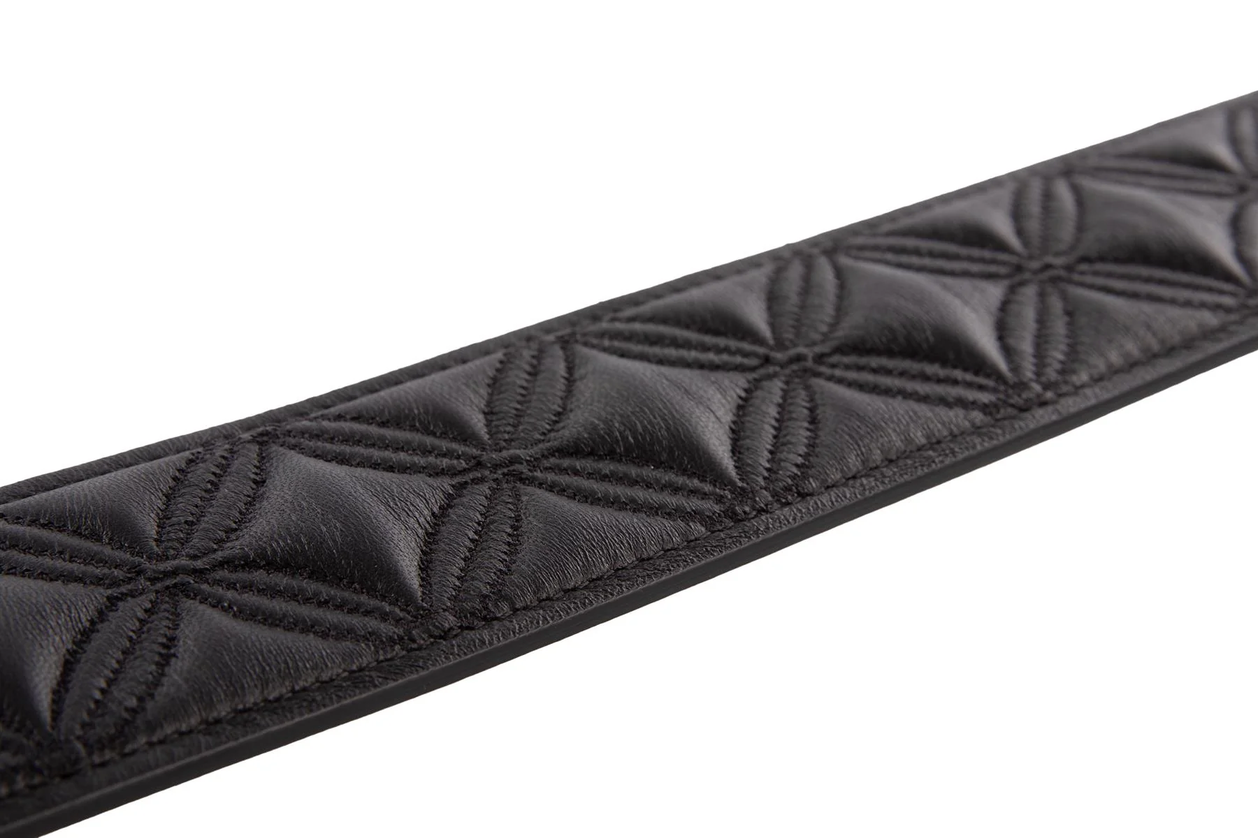 ALEXANDER MCQUEEN BLACK LEATHER WAIST BELT 85CM - Image 6