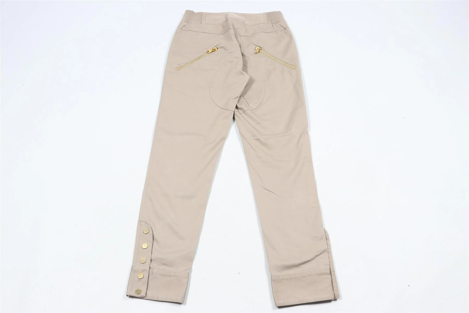 ALEXANDER MCQUEEN COTTON SKINNY PANTS IT 38 UK 6 - Image 6