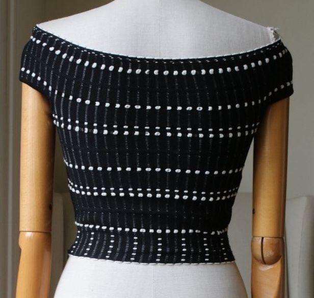 ALEXANDER MCQUEEN CROPPED OFF THE SHOULDER TOP SMALL - Image 7