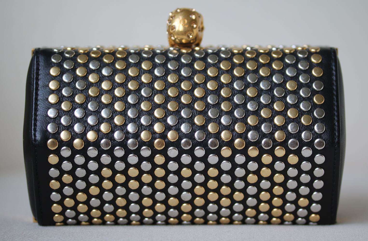 ALEXANDER MCQUEEN HEXAGON STUDDED BOX CLUTCH - Image 4
