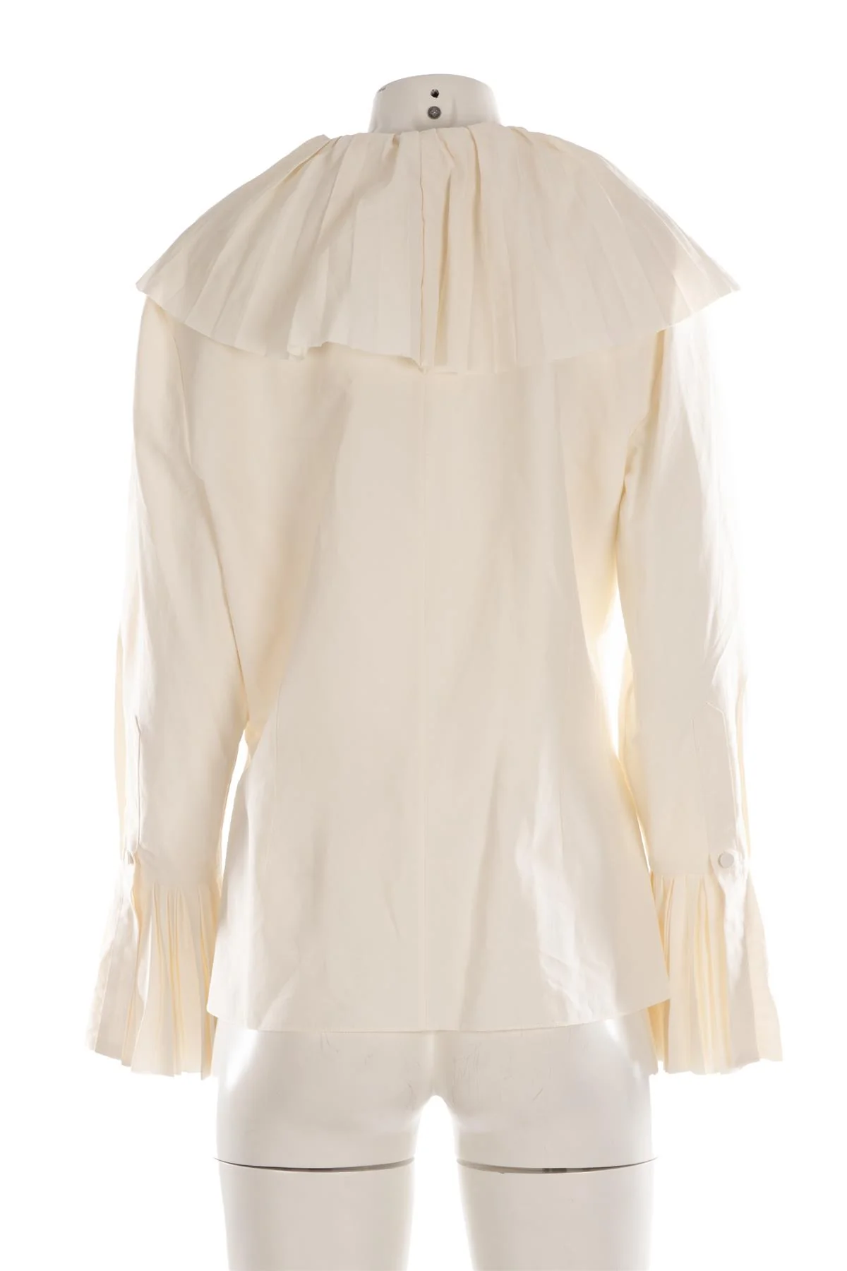 ALEXANDER MCQUEEN IVORY COTTON SHIRT LARGE - Image 4