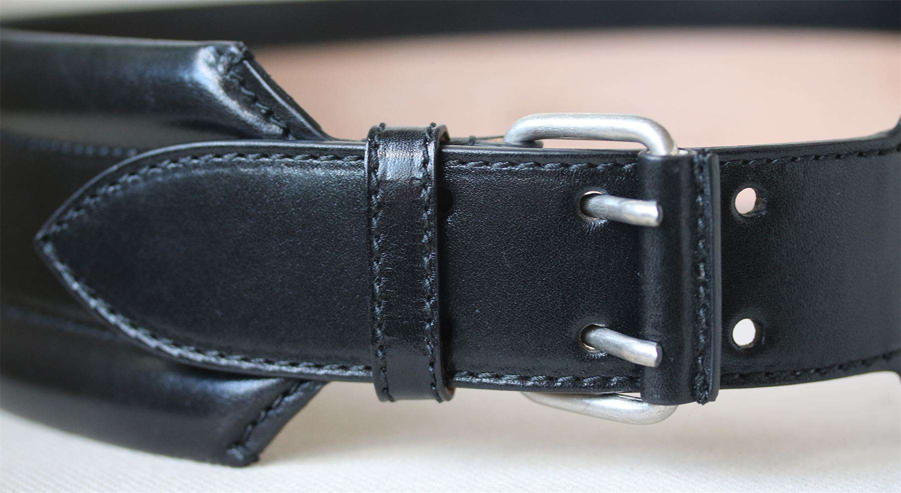 ALEXANDER MCQUEEN LEATHER WAIST BELT EU 70 UK 6 - Image 3