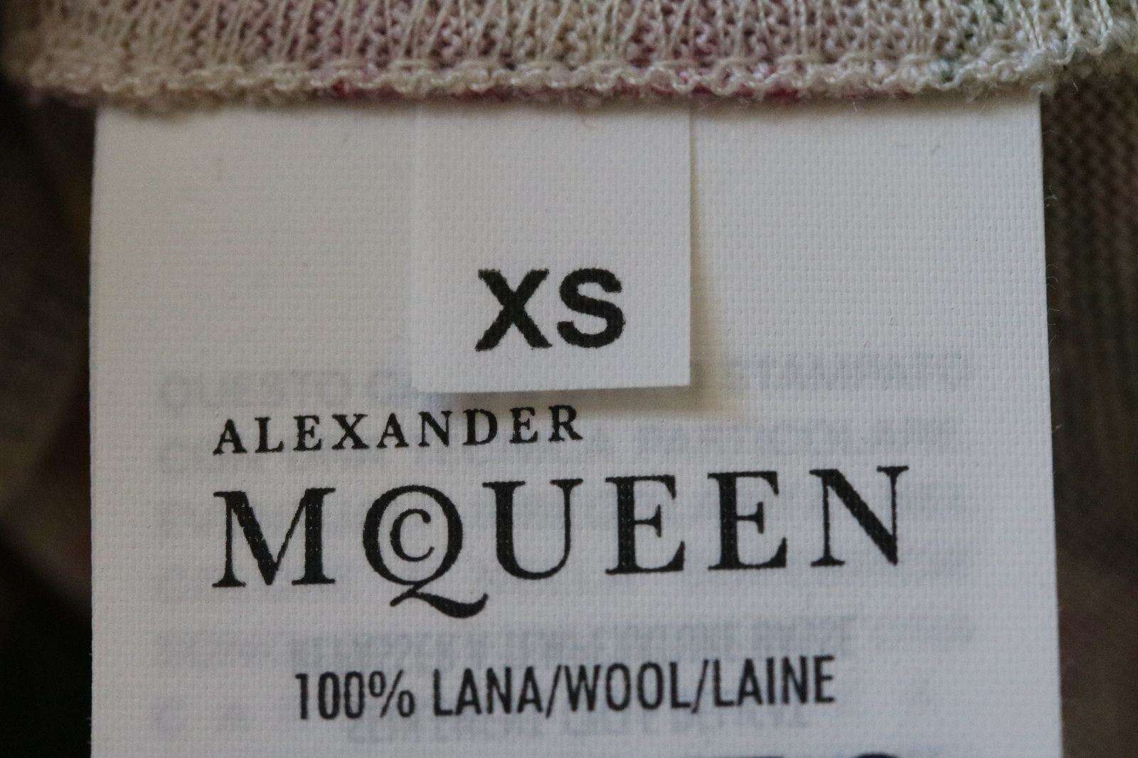 ALEXANDER MCQUEEN PATCHWORK FLORAL PRINT WOOL DRESS XSMALL - Image 3
