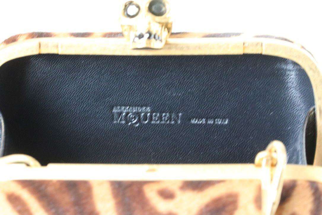 ALEXANDER MCQUEEN PONY HAIR SKULL BOX CLUTCH - Image 10