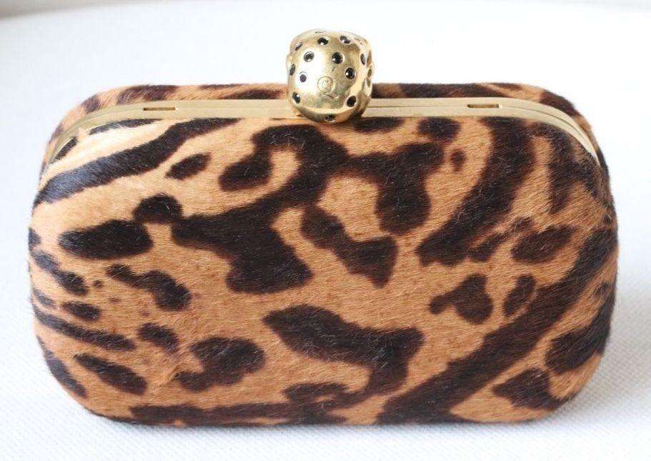 ALEXANDER MCQUEEN PONY HAIR SKULL BOX CLUTCH - Image 3