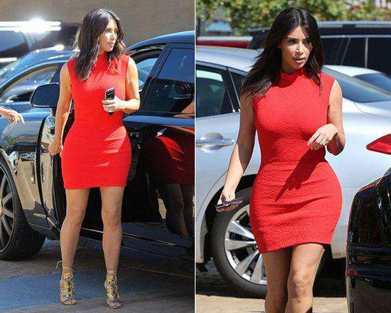 ALEXANDER MCQUEEN RED JACQUARD MIDI DRESS MEDIUM - Image 5