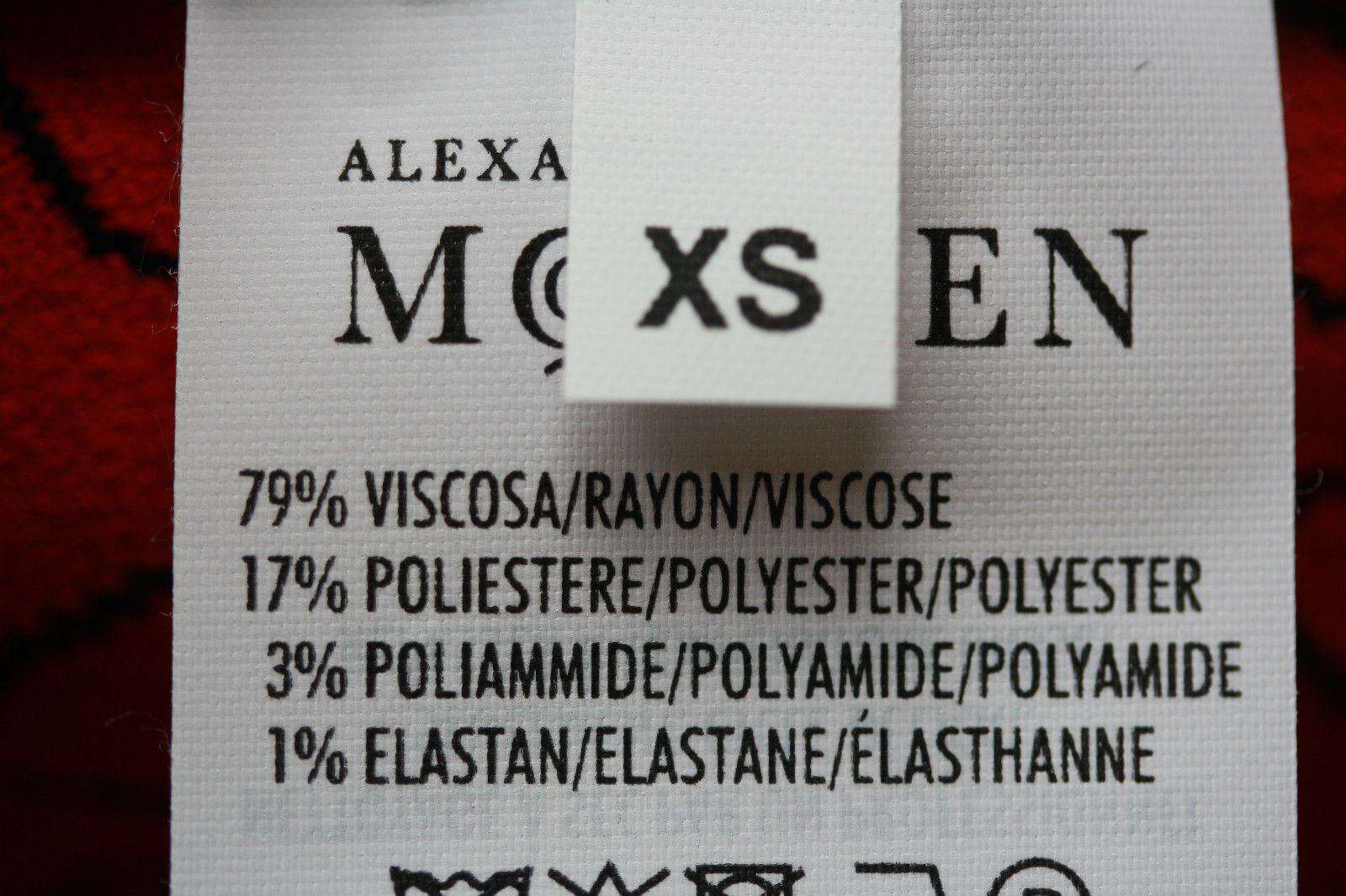 ALEXANDER MCQUEEN RED SPRAY CROSS TOP AND SKIRT XXS & XS - Image 3