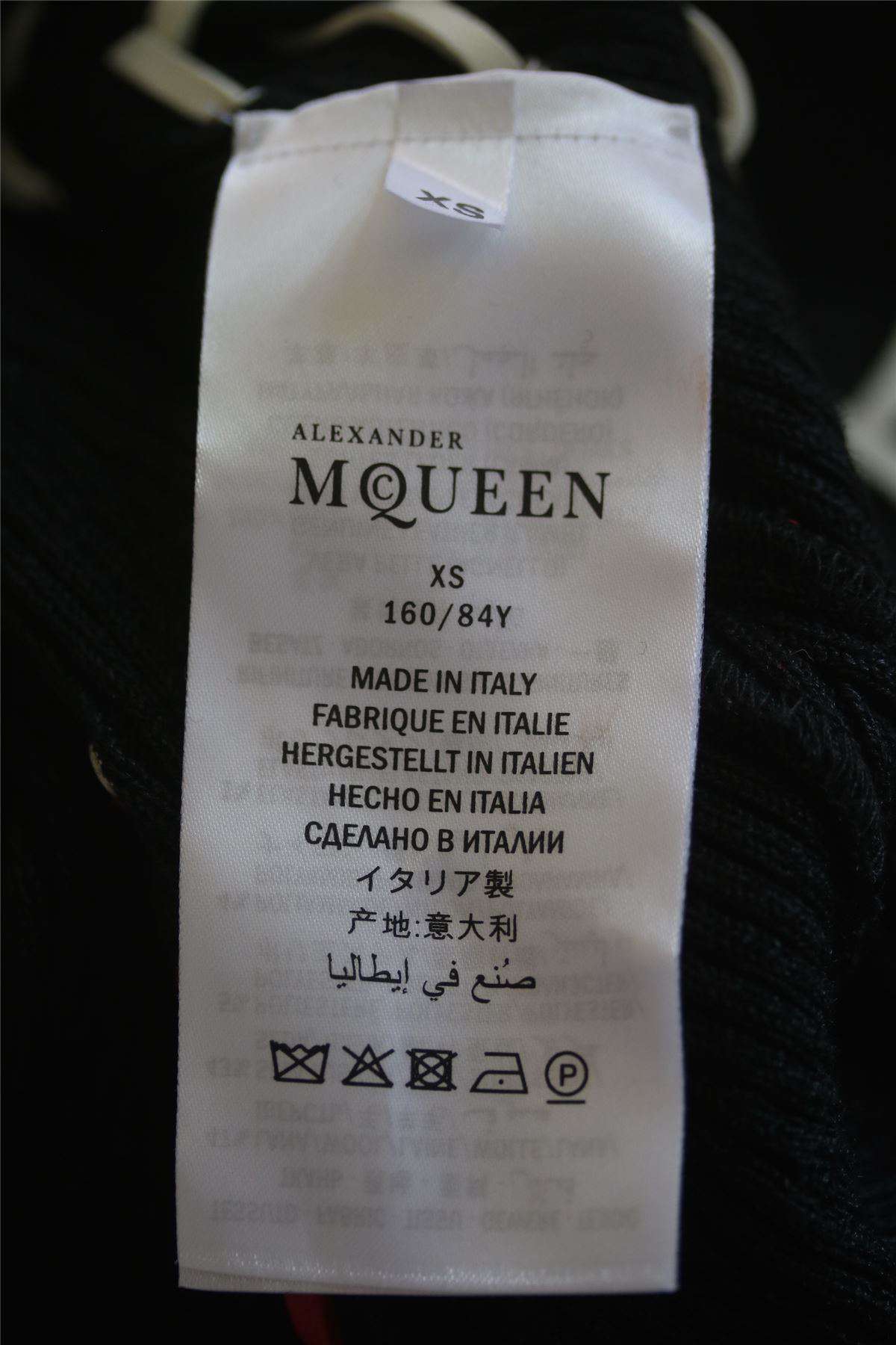 ALEXANDER MCQUEEN WHIPSTITCHED RIBBED-KNIT MAXI DRESS XSMALL - Image 6