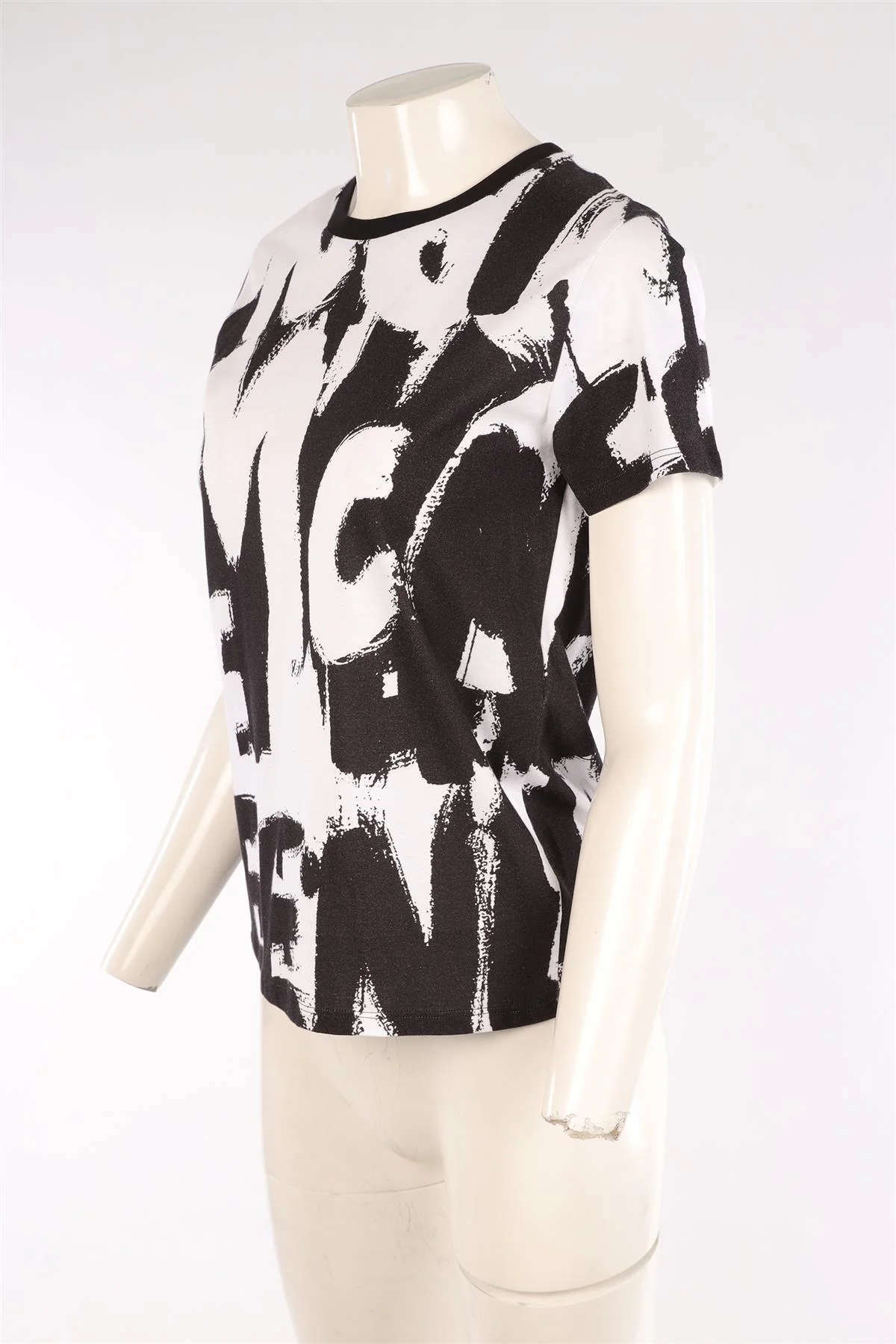 ALEXANDER MCQUEEN WHITE COTTON T-SHIRT IT 42 UK 10 - Image 3