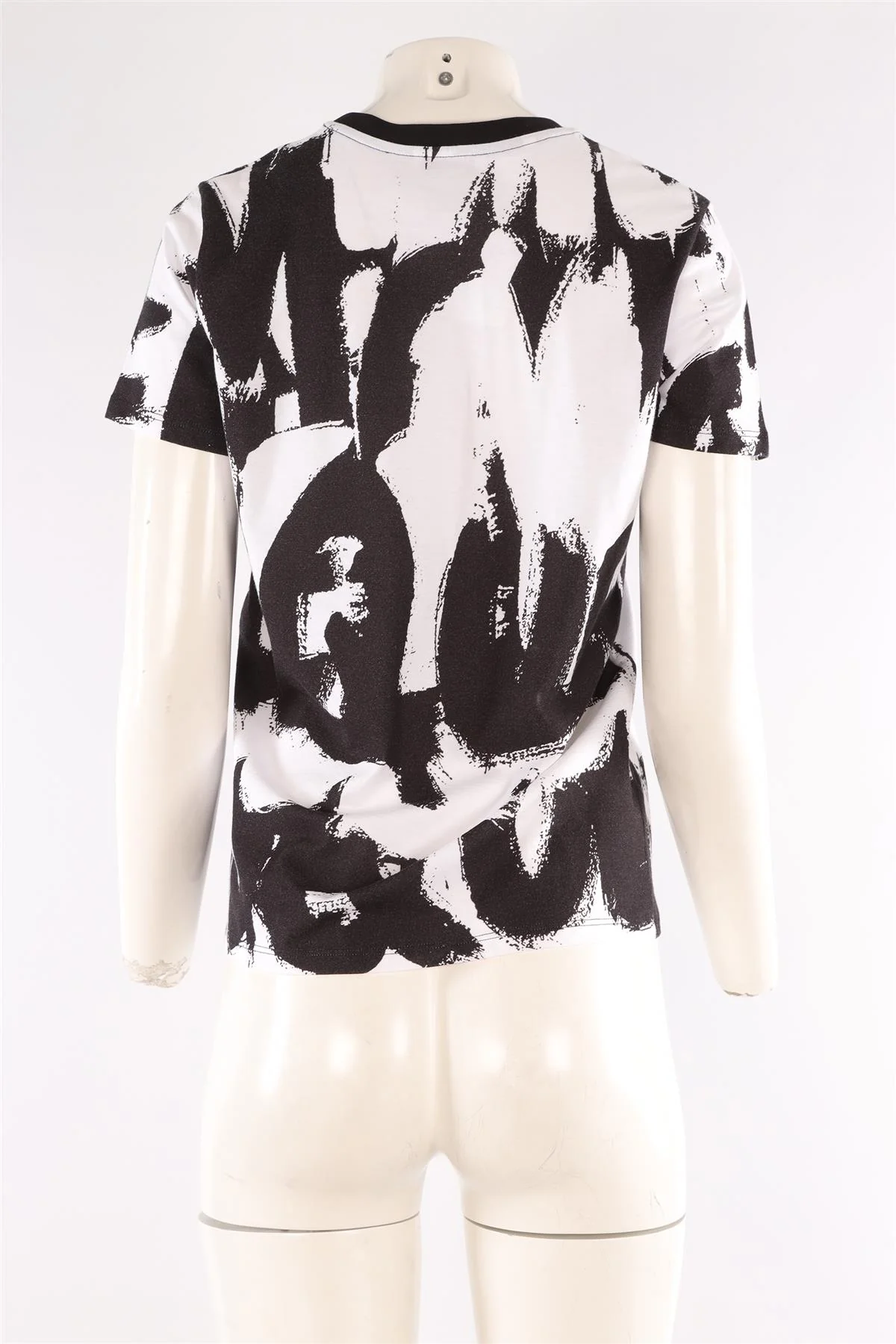 ALEXANDER MCQUEEN WHITE COTTON T-SHIRT IT 42 UK 10 - Image 4