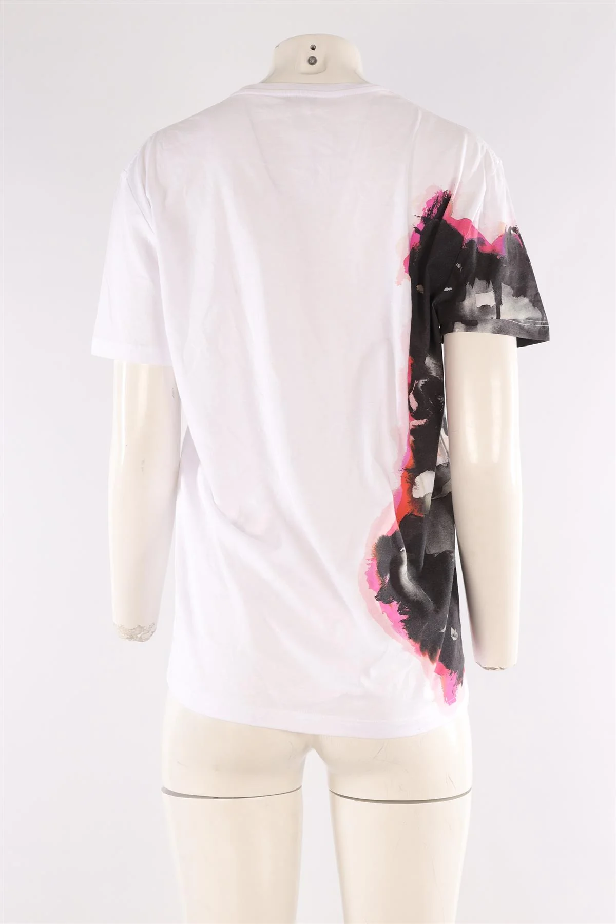 ALEXANDER MCQUEEN WHITE MEN'S COTTON T-SHIRT MEDIUM - Image 4
