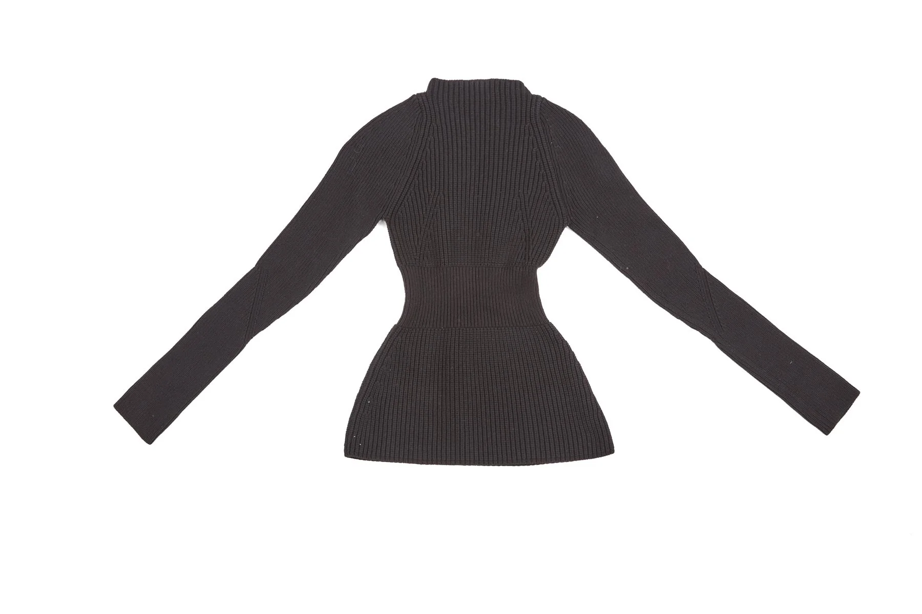 ALEXANDER WANG BLACK COTTON SWEATER UK 6 - Image 4