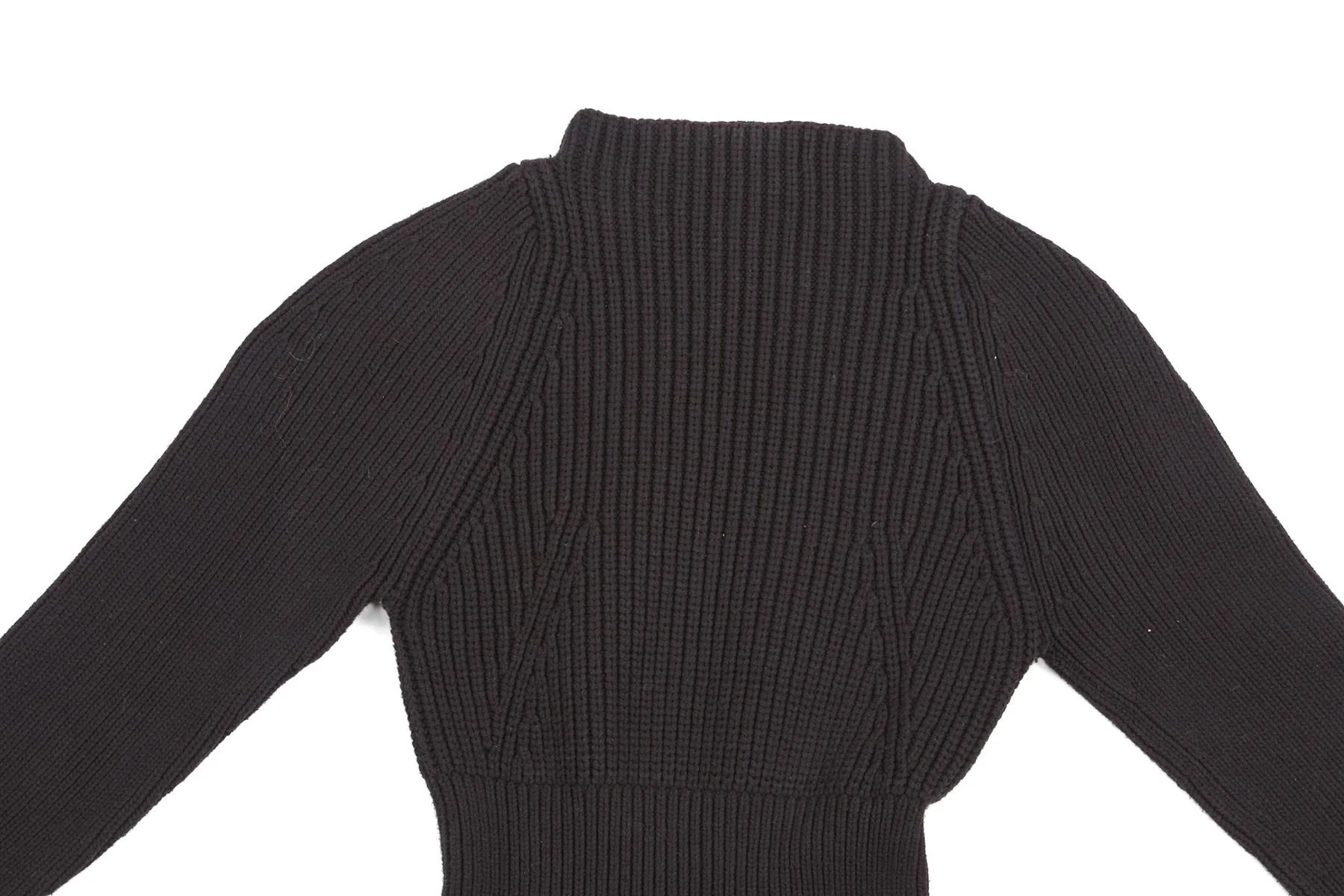 ALEXANDER WANG BLACK COTTON SWEATER UK 6 - Image 5