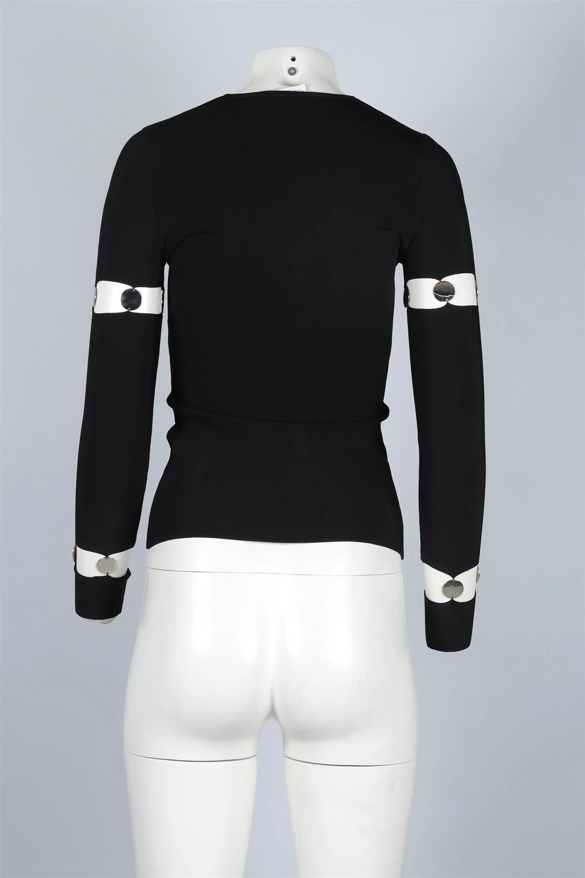 ALEXANDER WANG BLACK KNIT TOP SMALL - Image 4