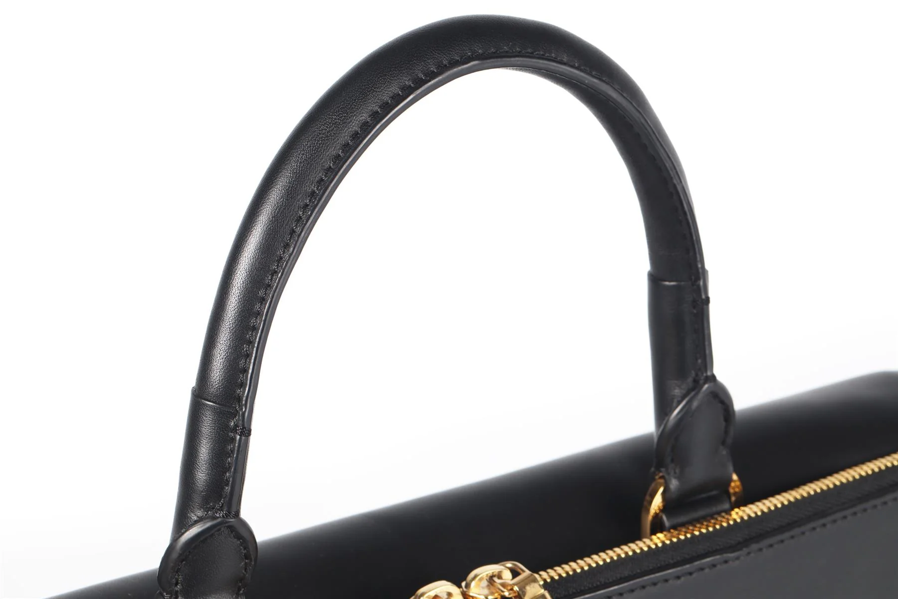 ALEXANDER WANG BLACK LEATHER TOTE BAG - Image 10