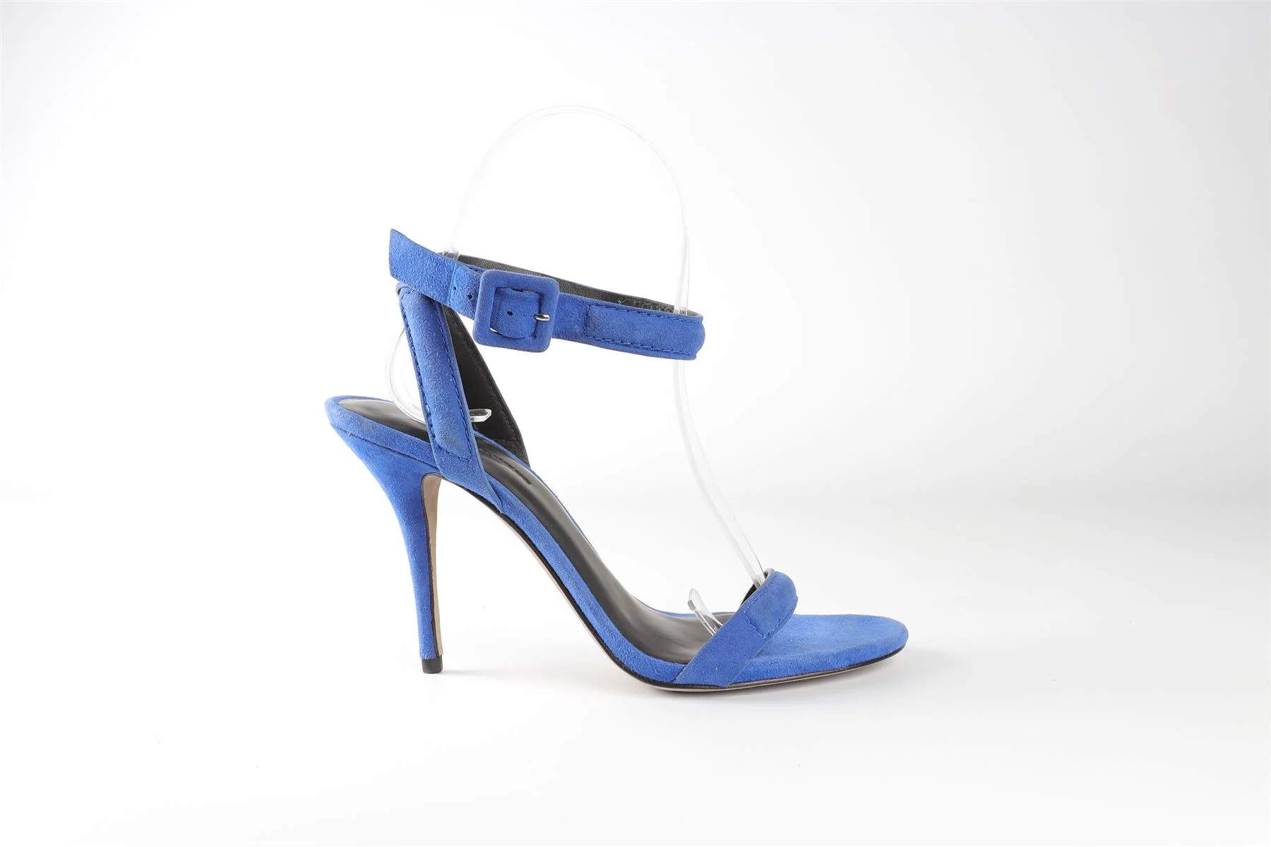 ALEXANDER WANG BLUE SUEDE SANDALS EU 36 UK 3 US 6 - Image 2