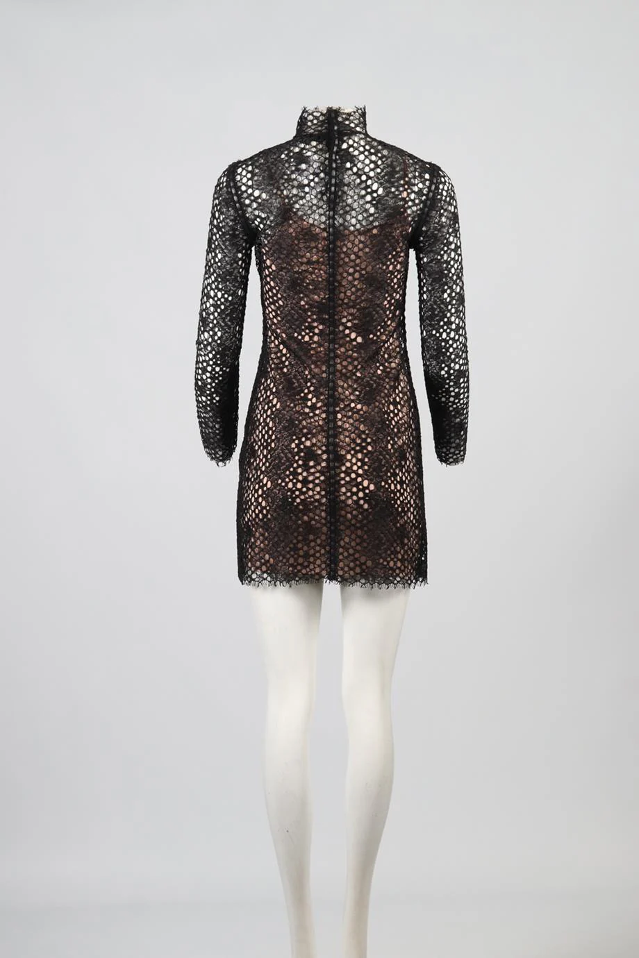 ALEXANDER WANG COTTON BLEND MINI DRESS US 2 UK 6 - Image 4