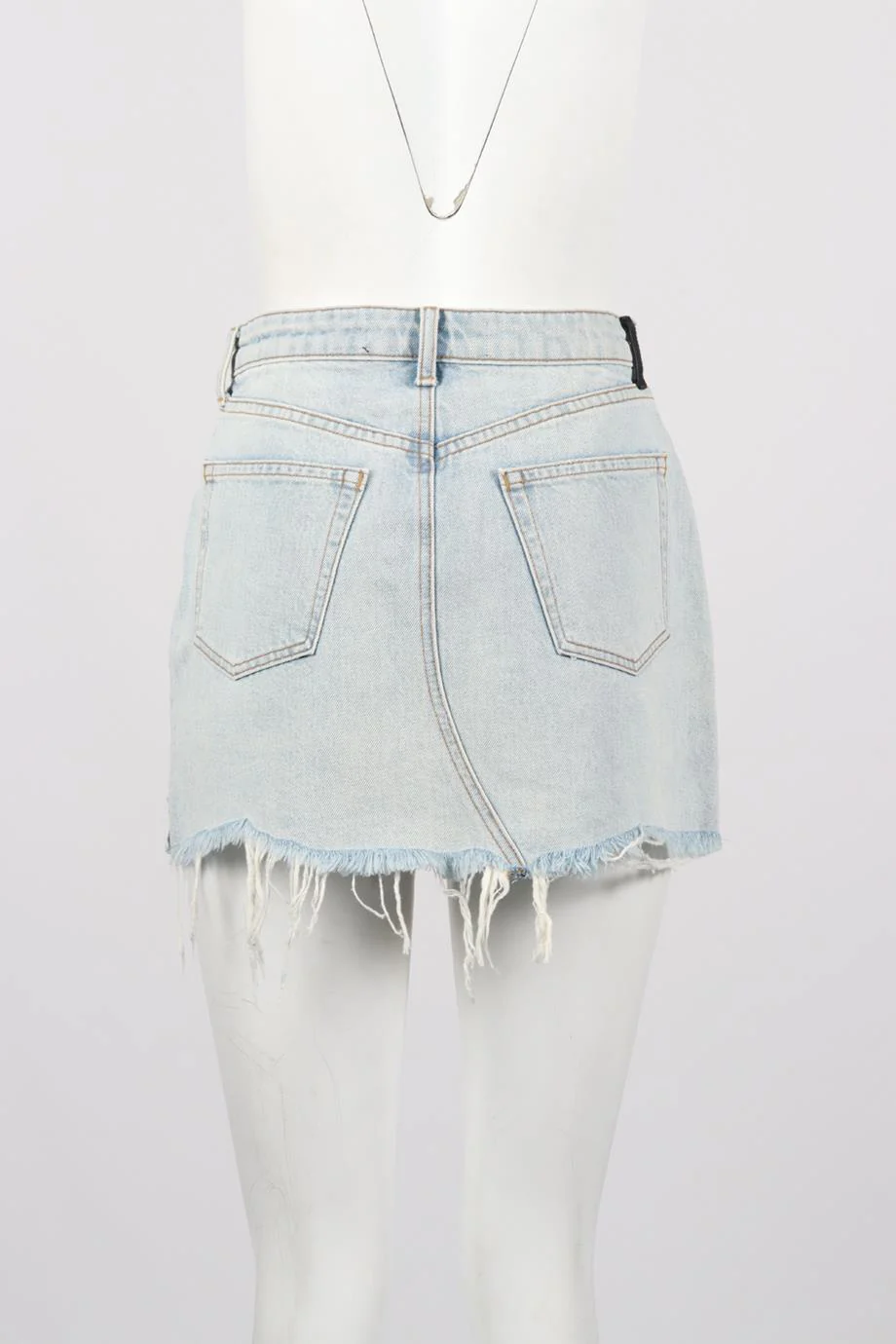 ALEXANDER WANG DENIM MINI SKIRT SMALL - Image 4