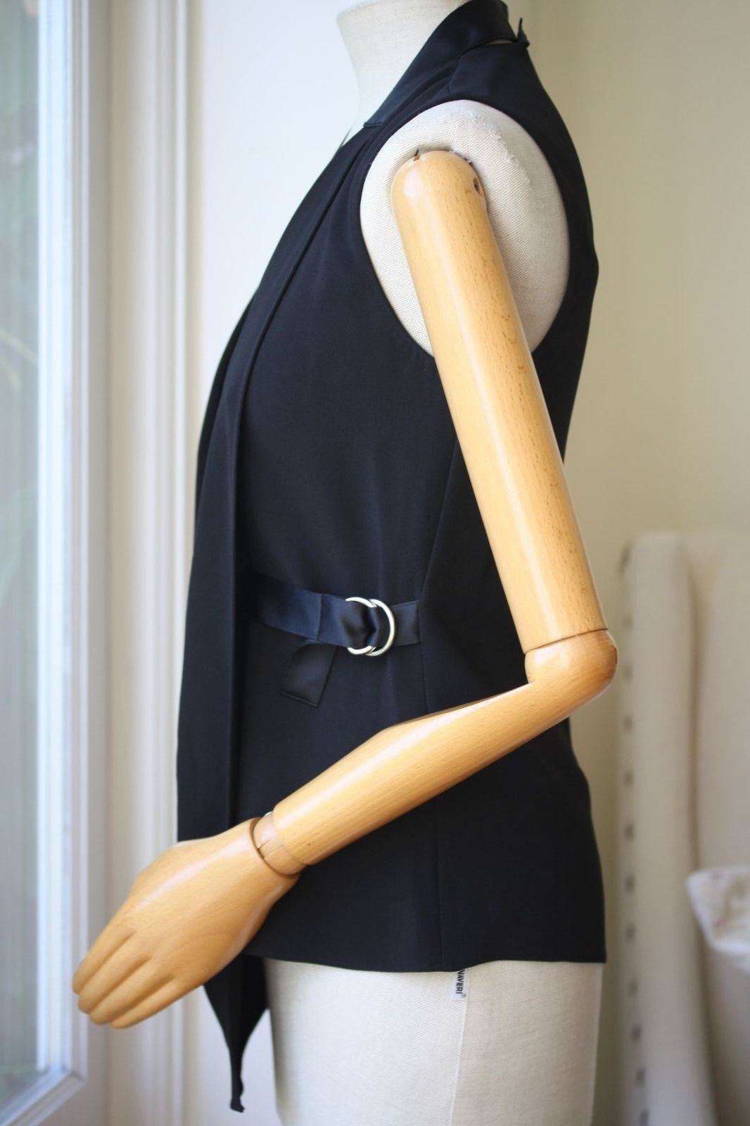 ALEXANDER WANG DRAPED WRAP TOP UK 8 - Image 7