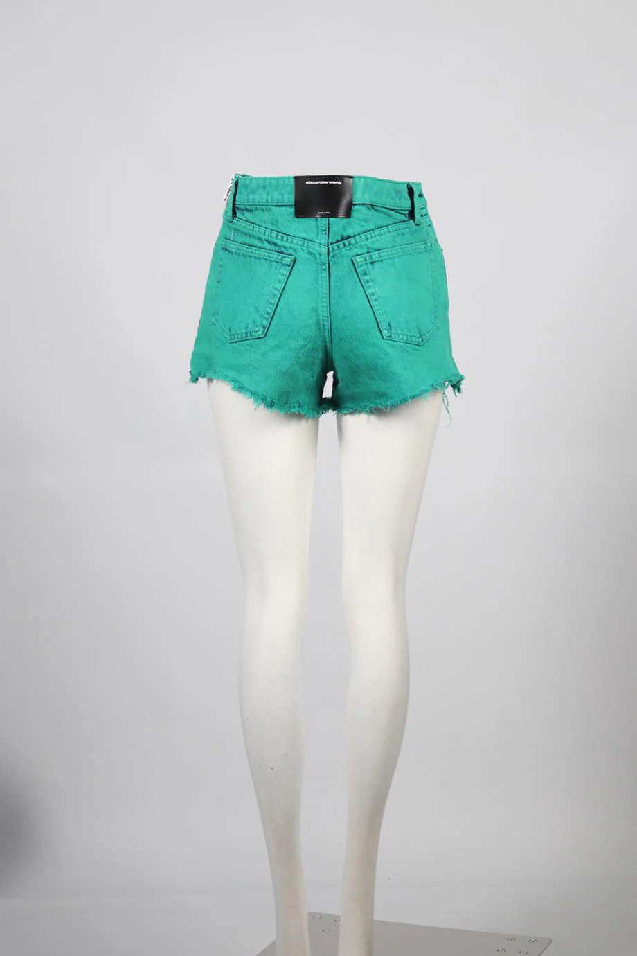 ALEXANDER WANG HIGH RISE DENIM SHORTS W26 UK 8 - Image 4