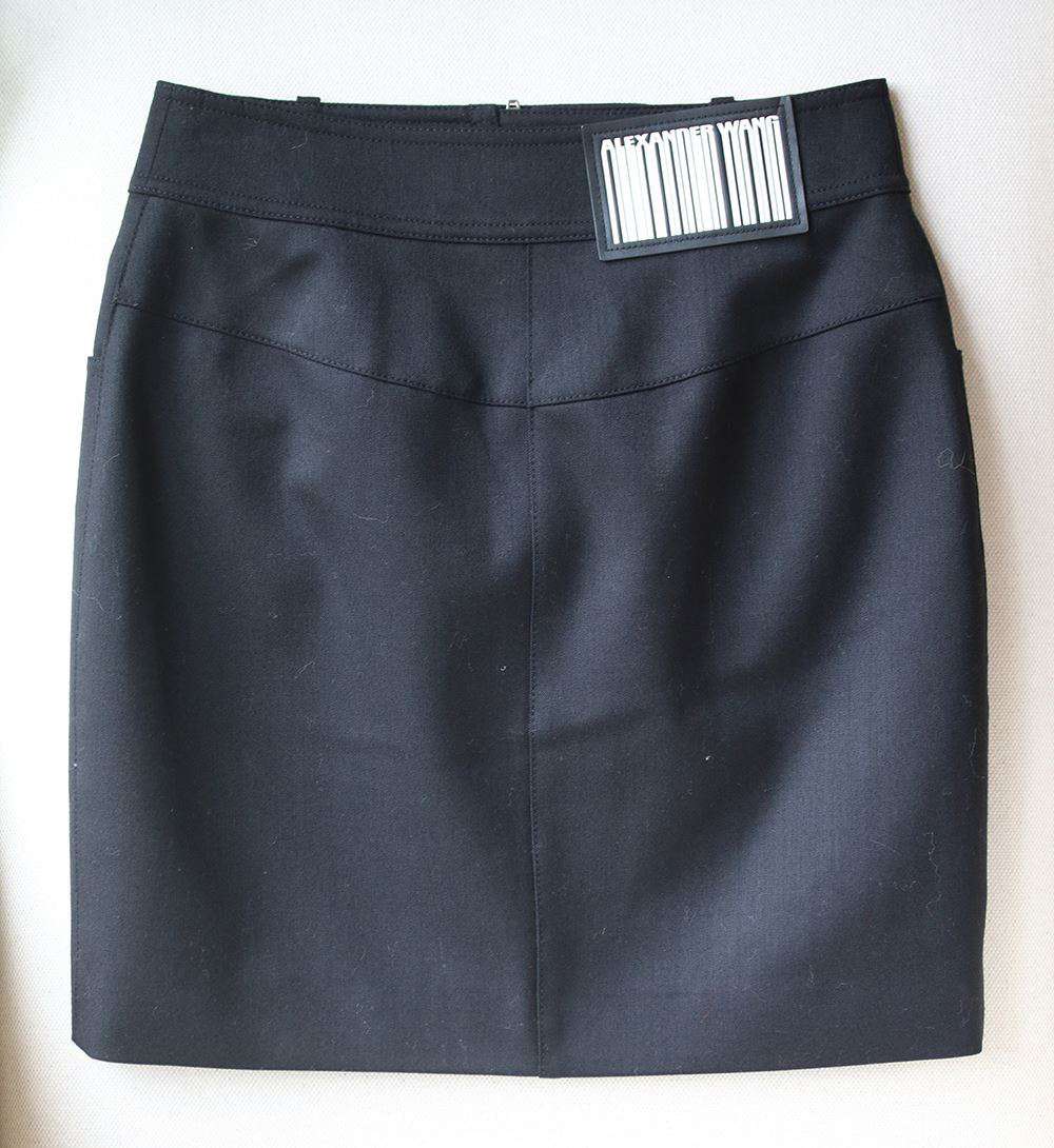 ALEXANDER WANG HIGH-WAISTED STUDDED MINI SKIRT US 2 UK 6 - Image 6