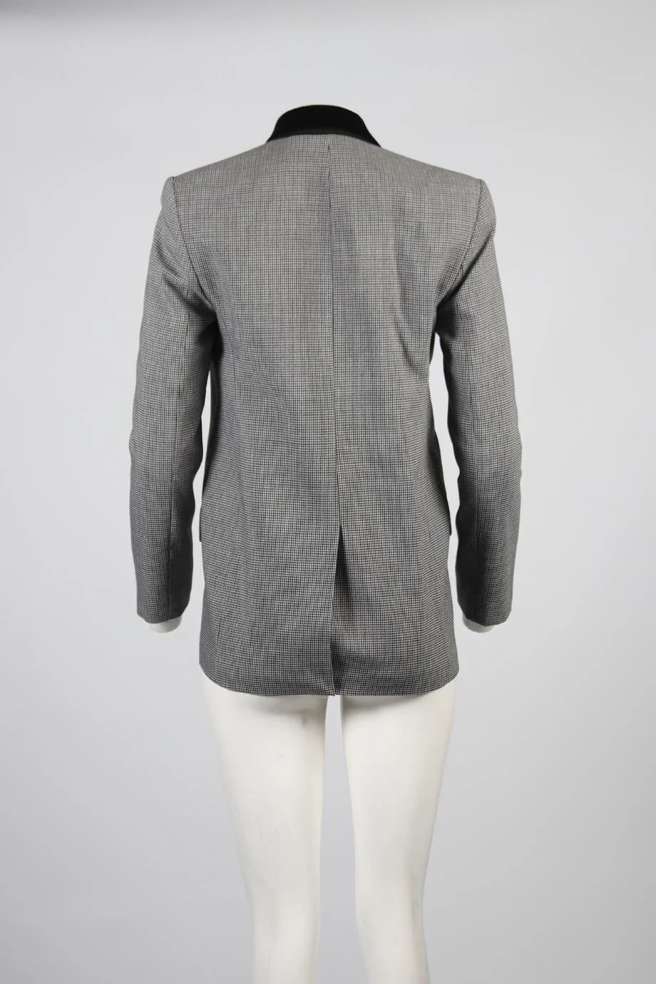 ALEXANDER WANG HOUNDSTOOTH WOOL BLEND BLAZER US 0 UK 4 - Image 4