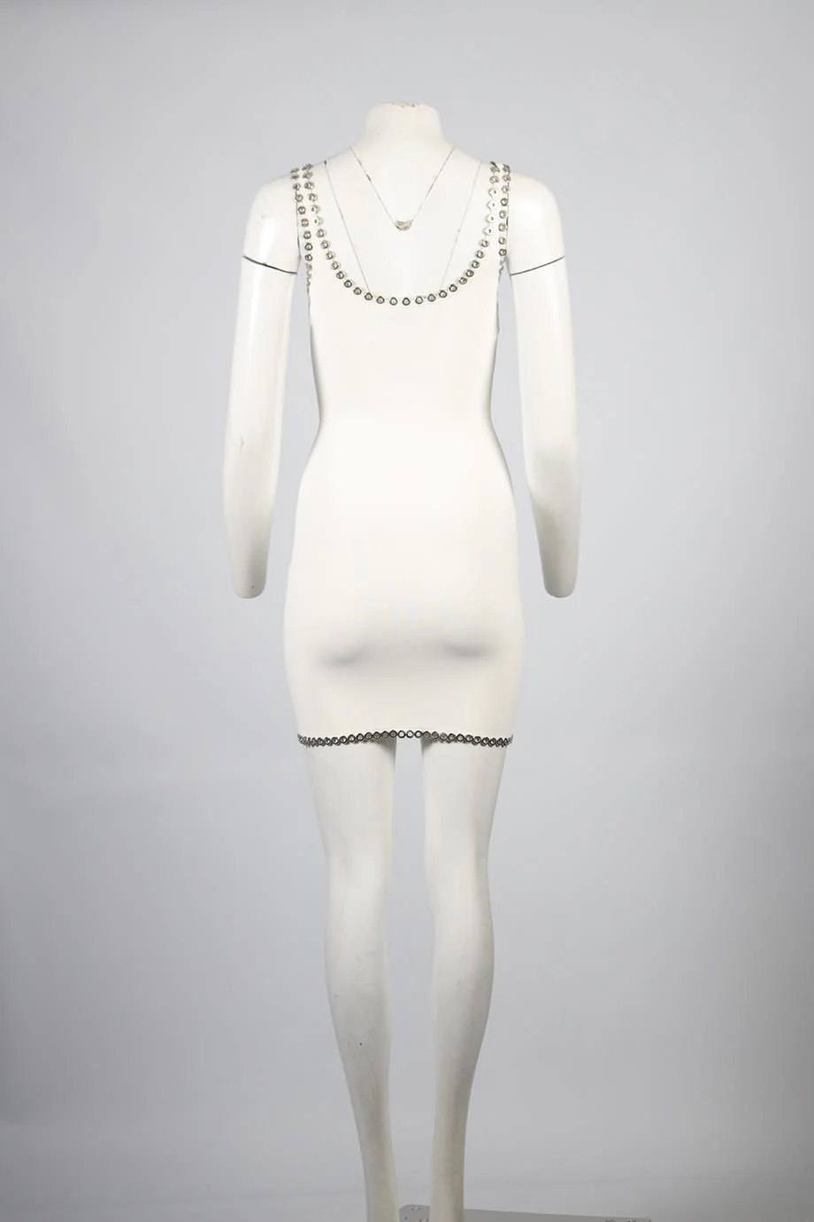 ALEXANDER WANG KNIT MINI DRESS XSMALL - Image 4