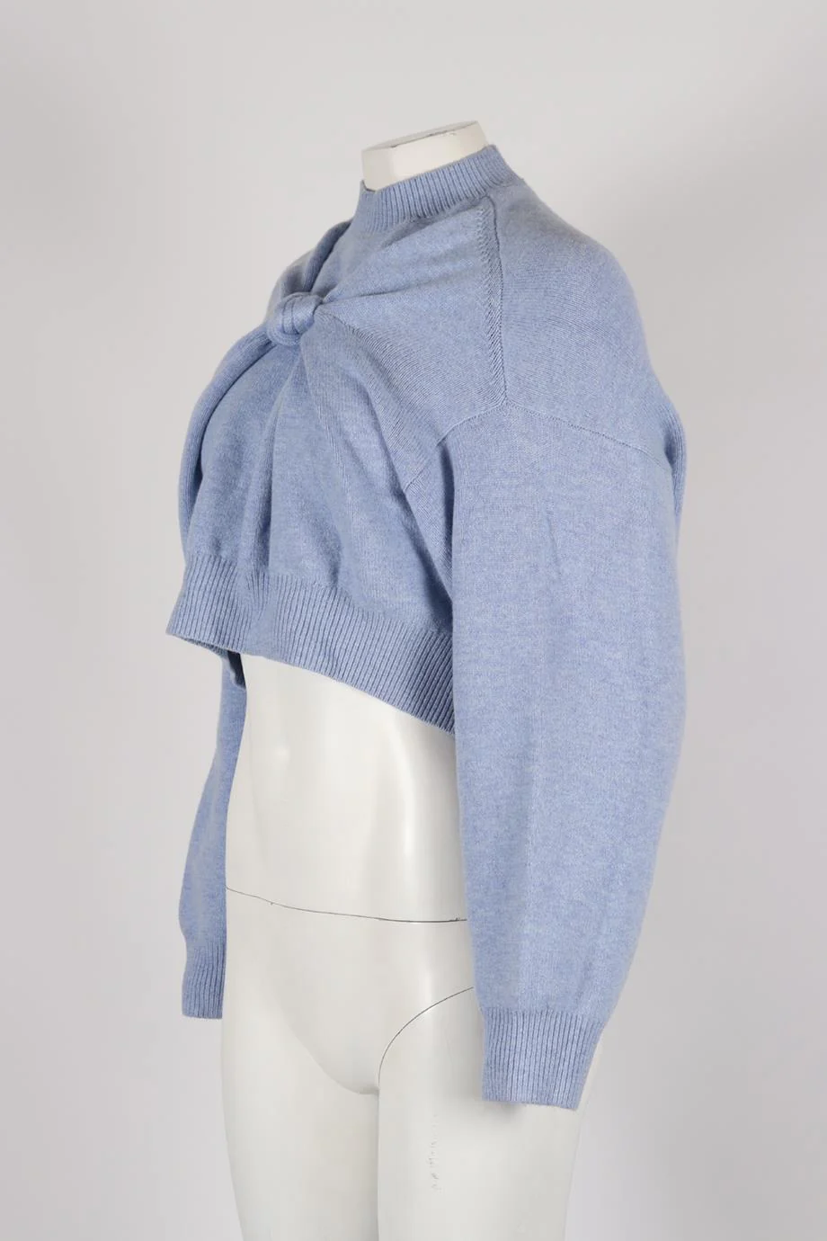 ALEXANDER WANG KNOTTED WOOL AND CASHMERE BLEND SWEATER SMALL - Image 3
