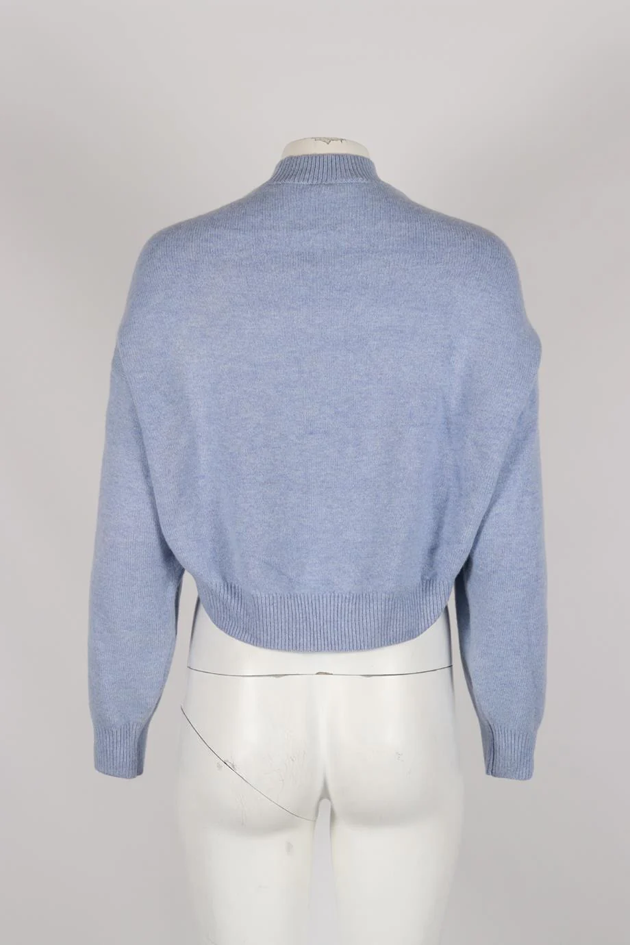 ALEXANDER WANG KNOTTED WOOL AND CASHMERE BLEND SWEATER SMALL - Image 4