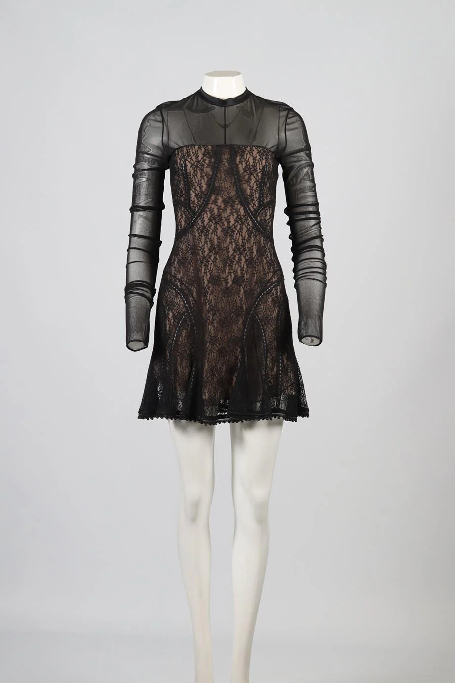ALEXANDER WANG LACE MINI DRESS US 6 UK 10 - Image 2