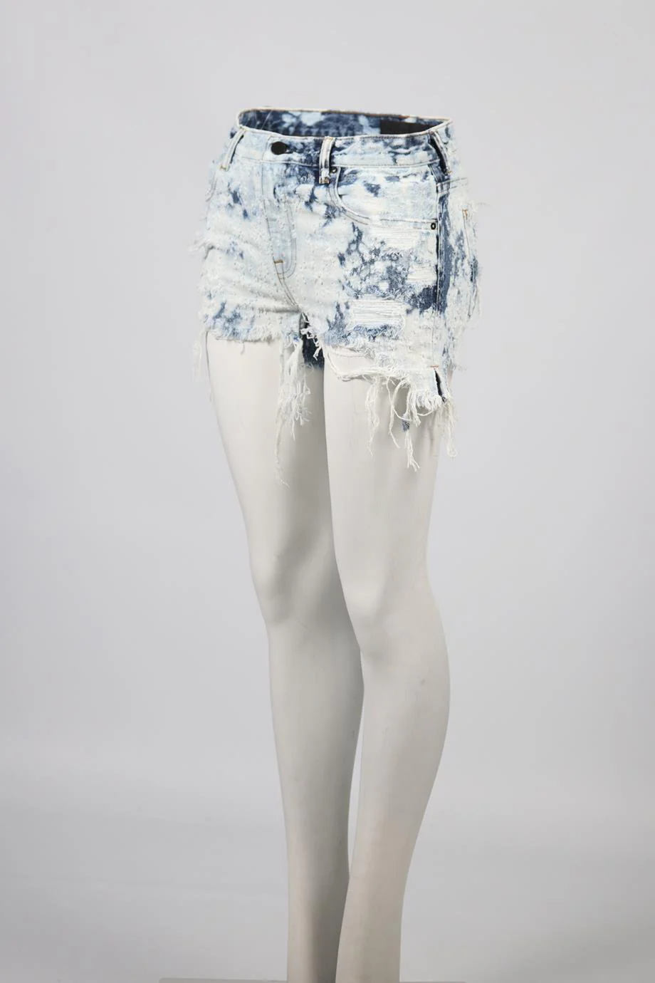 ALEXANDER WANG MID RISE DENIM SHORTS W25 UK 6-8 - Image 3