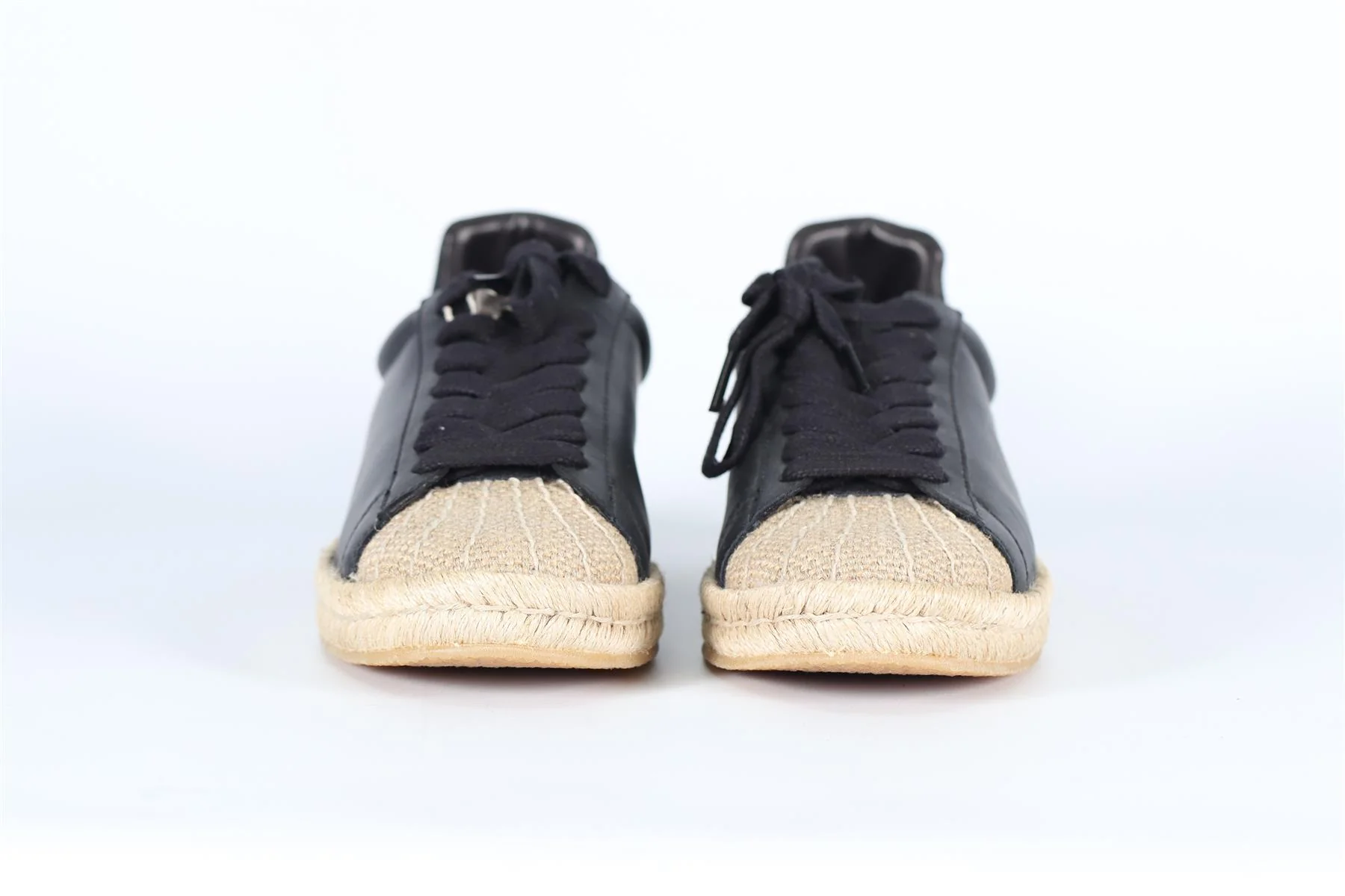 ALEXANDER WANG RAFFIA AND LEATHER SNEAKERS EU 40 UK 7 US 10 - Image 4