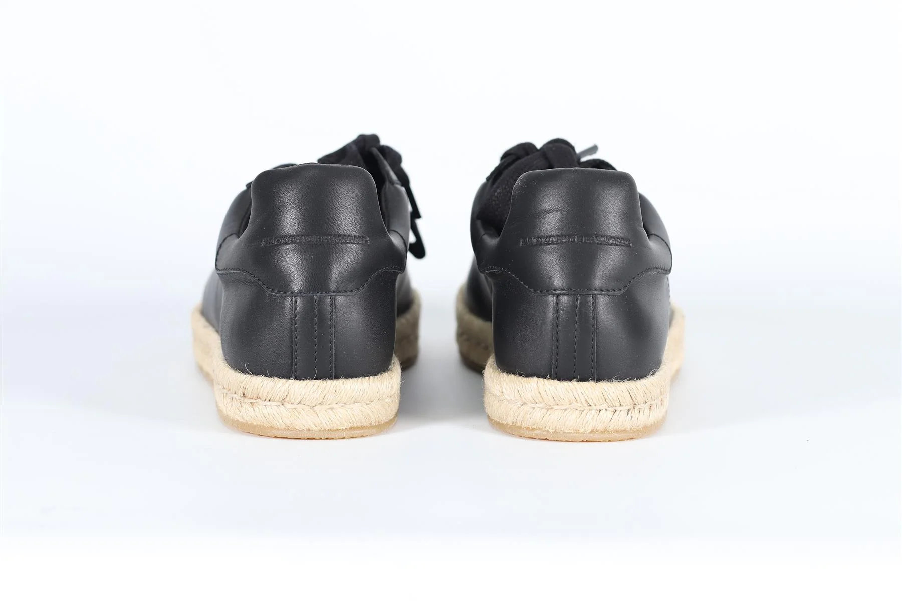 ALEXANDER WANG RAFFIA AND LEATHER SNEAKERS EU 40 UK 7 US 10 - Image 5