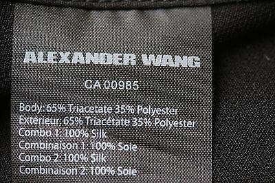 ALEXANDER WANG SILK NECKLINE TOP US 4 UK 8 - Image 9