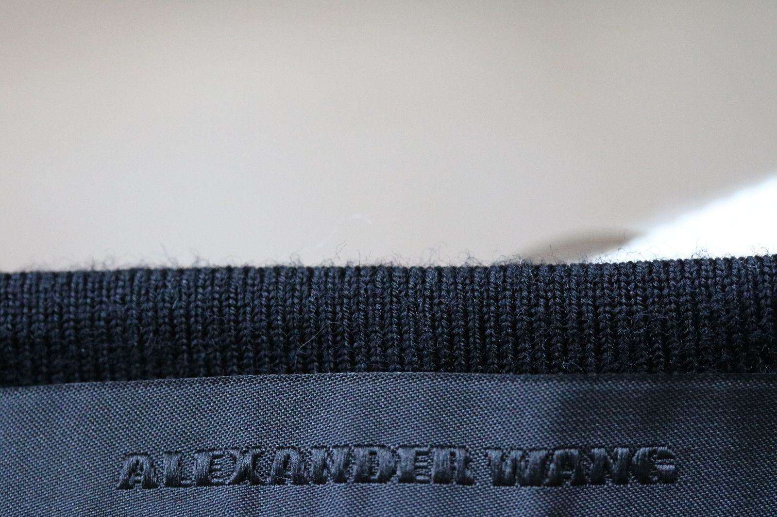 ALEXANDER WANG STITCH-DETAILED WOOL-BLEND TOP XSMALL - Image 2