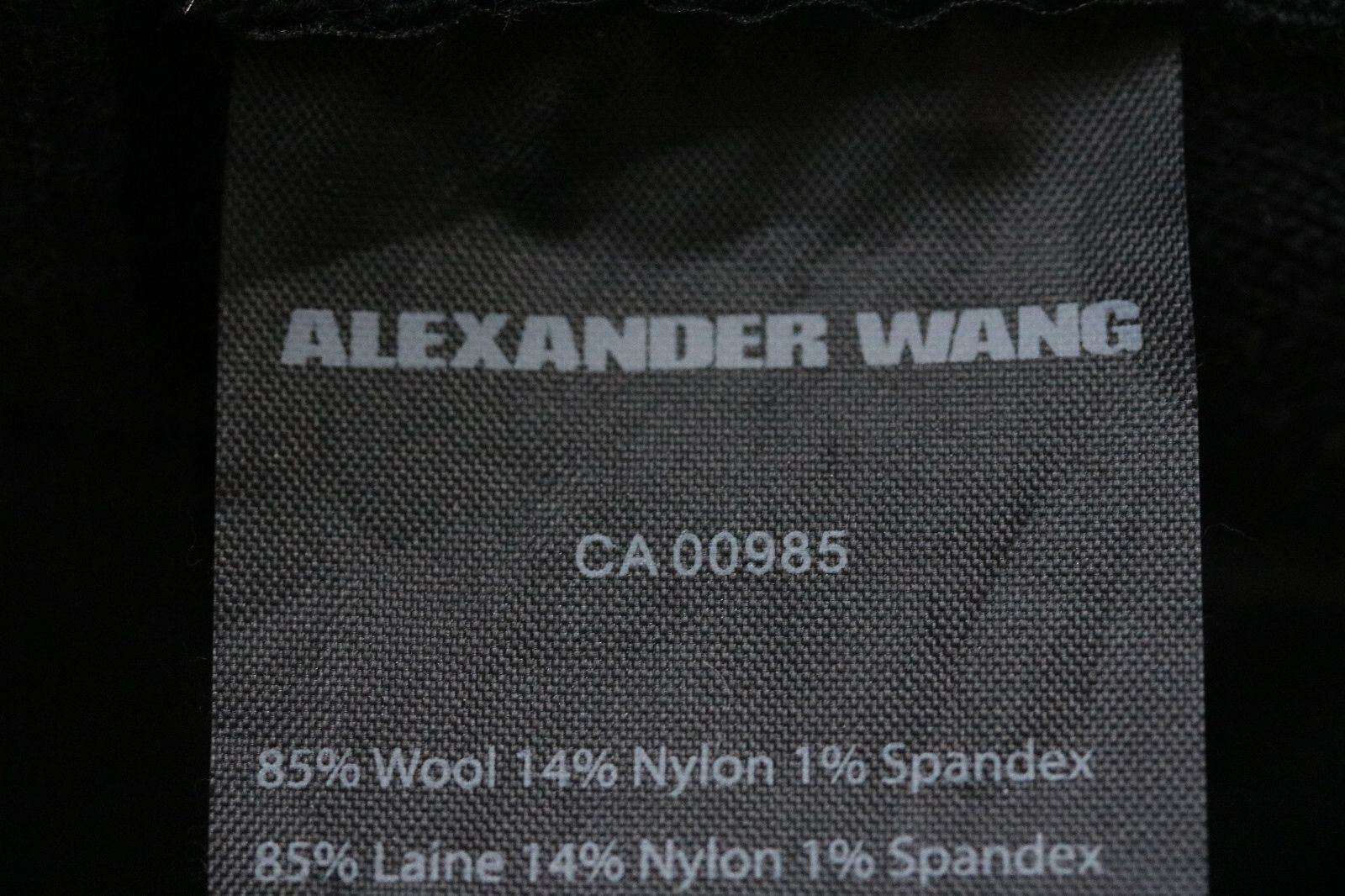 ALEXANDER WANG STITCH-DETAILED WOOL-BLEND TOP XSMALL - Image 4