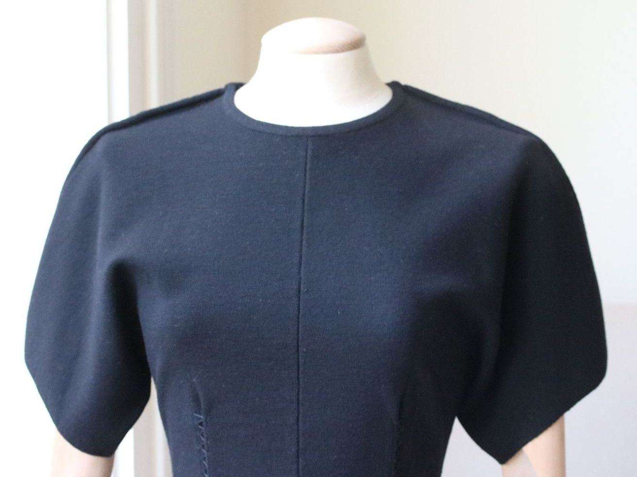 ALEXANDER WANG STITCH-DETAILED WOOL-BLEND TOP XSMALL - Image 5