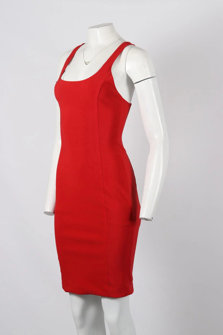 ALEXANDER WANG STRETCH KNIT MIDI DRESS UK 6 - Image 3